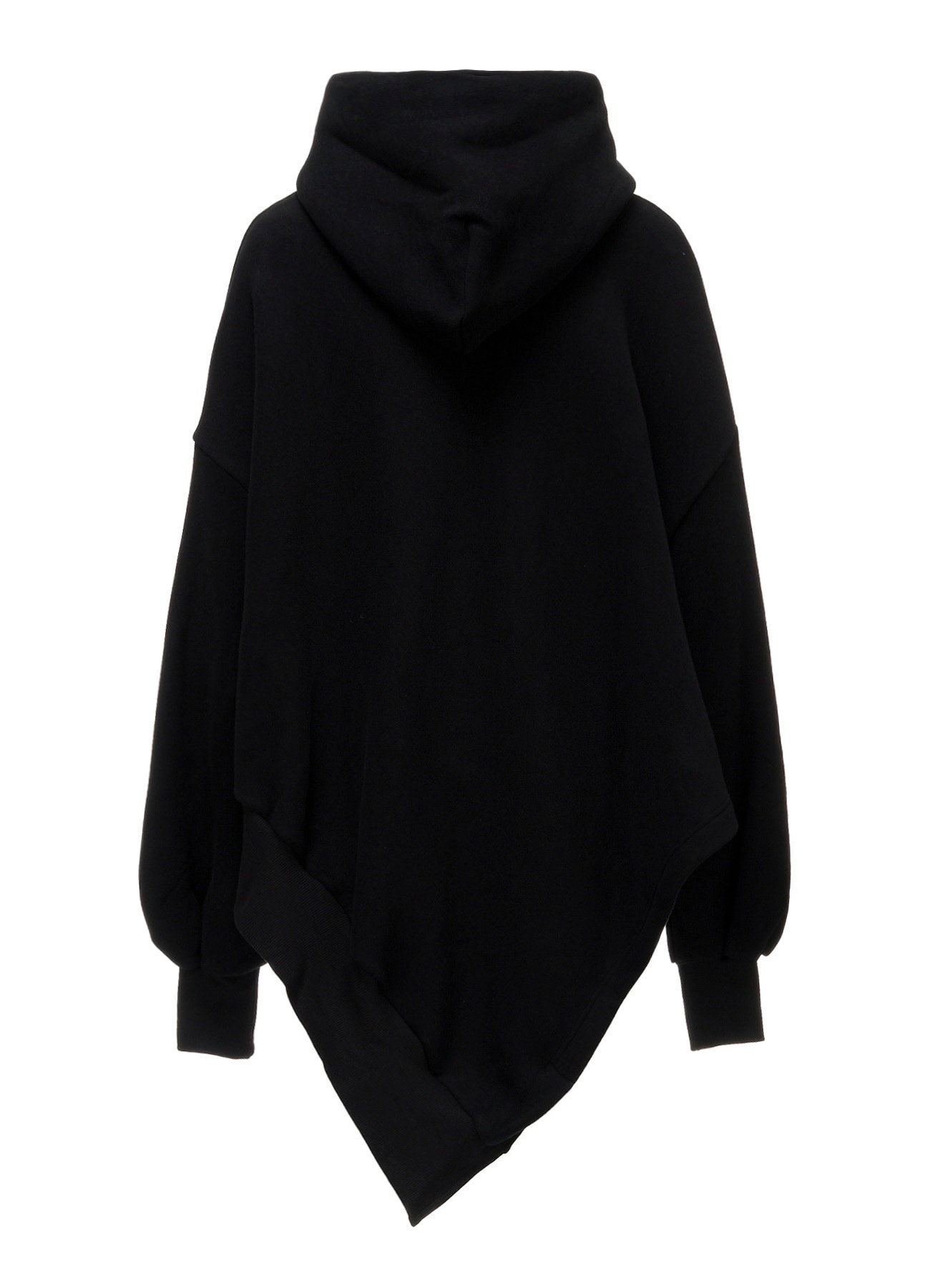 Liy/C BRUSHED FRENCH TERRY UNBALANCED HOODIE