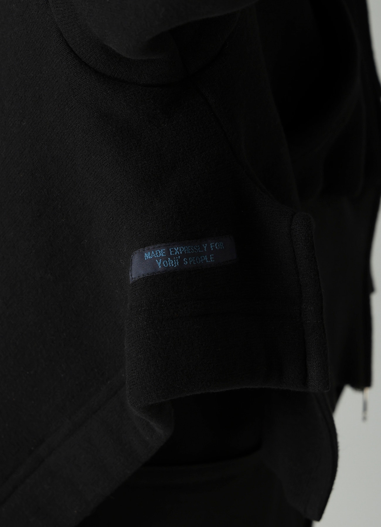 Liy/C BRUSHED FRENCH TERRY UNBALANCED HOODIE