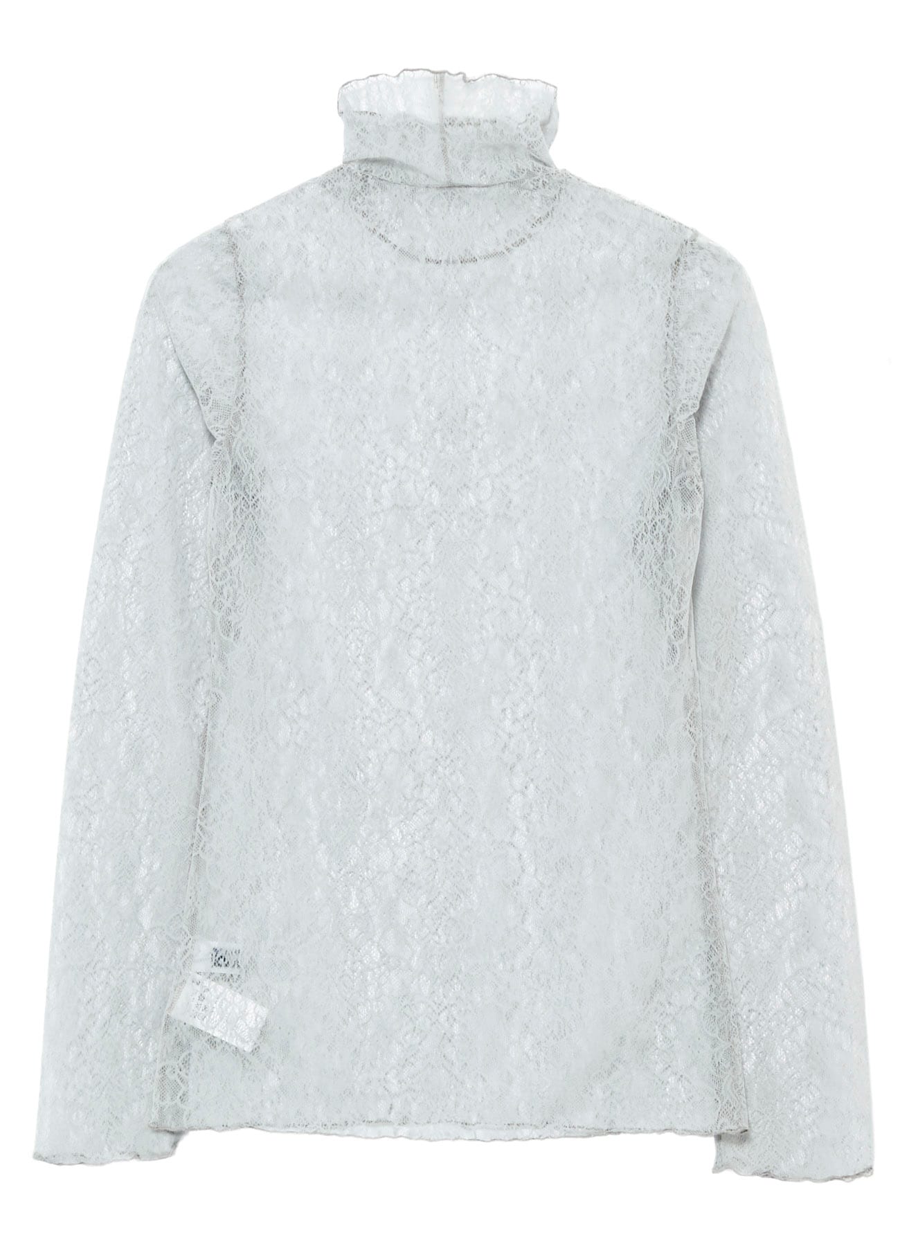 STREACH LACE TURTLENECK