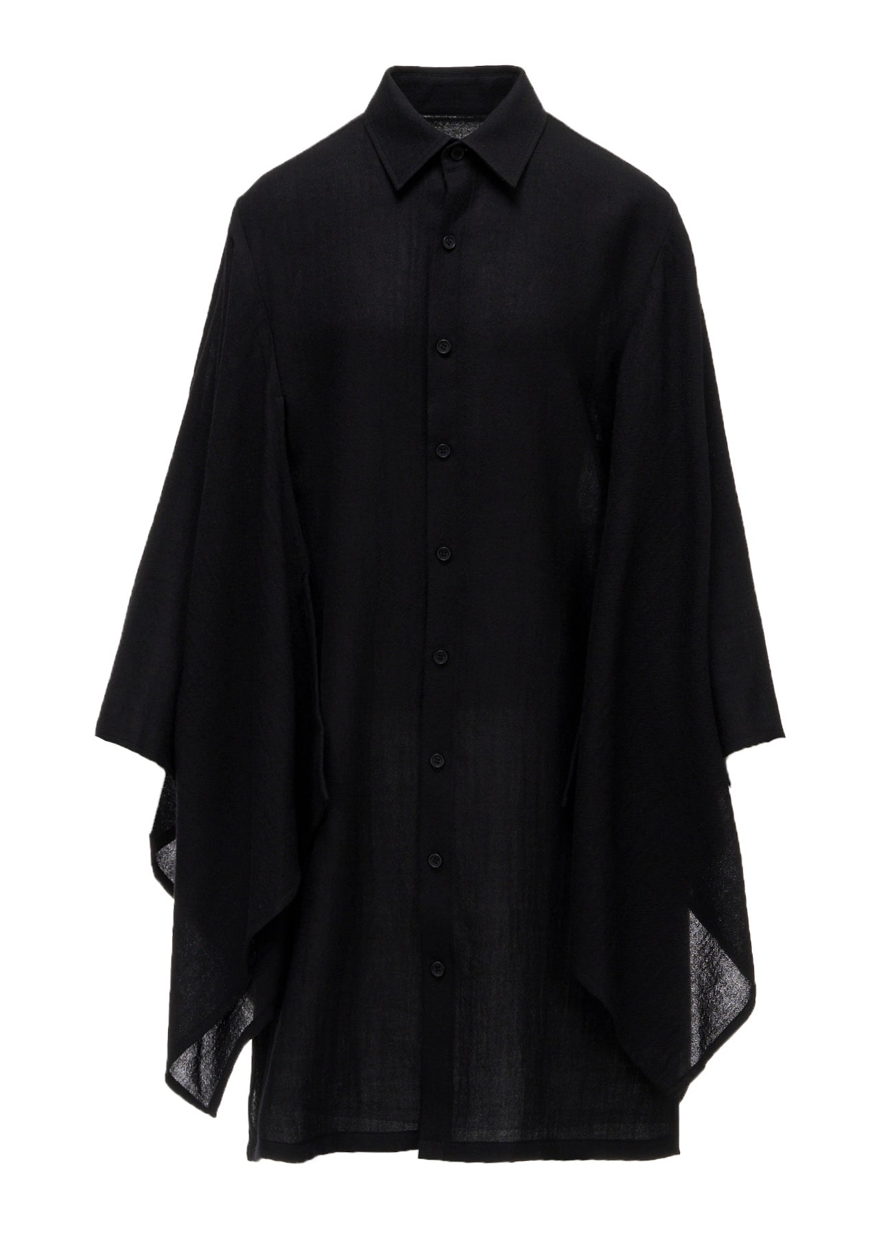 SOFT WOOL KIMONO SLEEVE BLOUSE