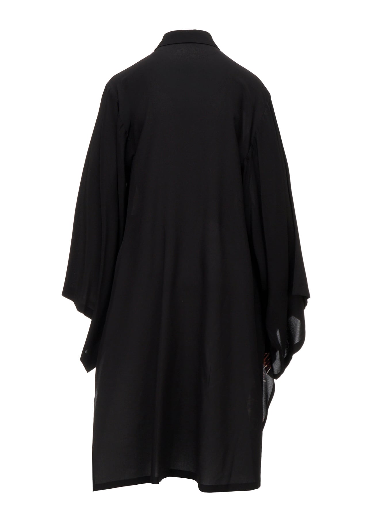 14MOMME DE CHINE PT ASYMMETRIC KIMONO BLOUSE