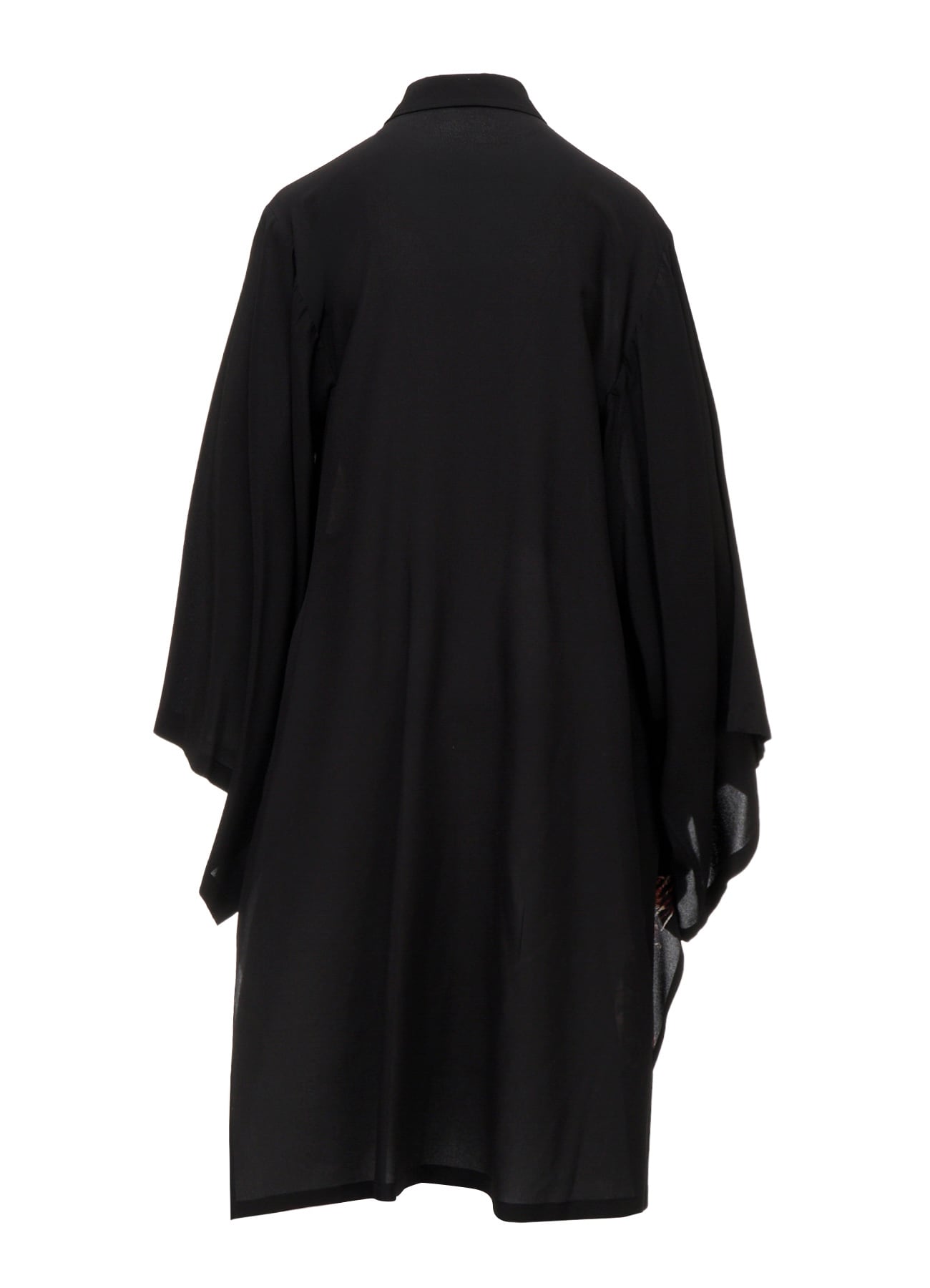 14MOMME DE CHINE PT ASYMMETRIC KIMONO BLOUSE