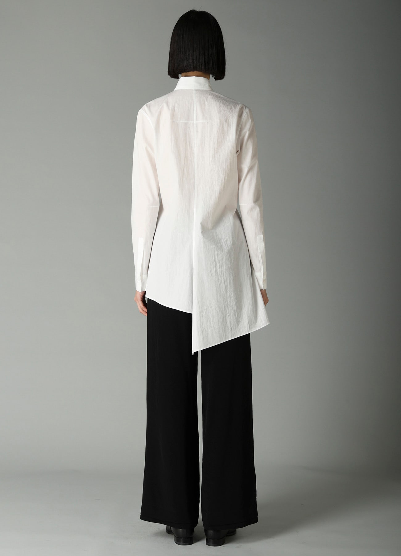 BROAD R PANELED LONG SHIRT