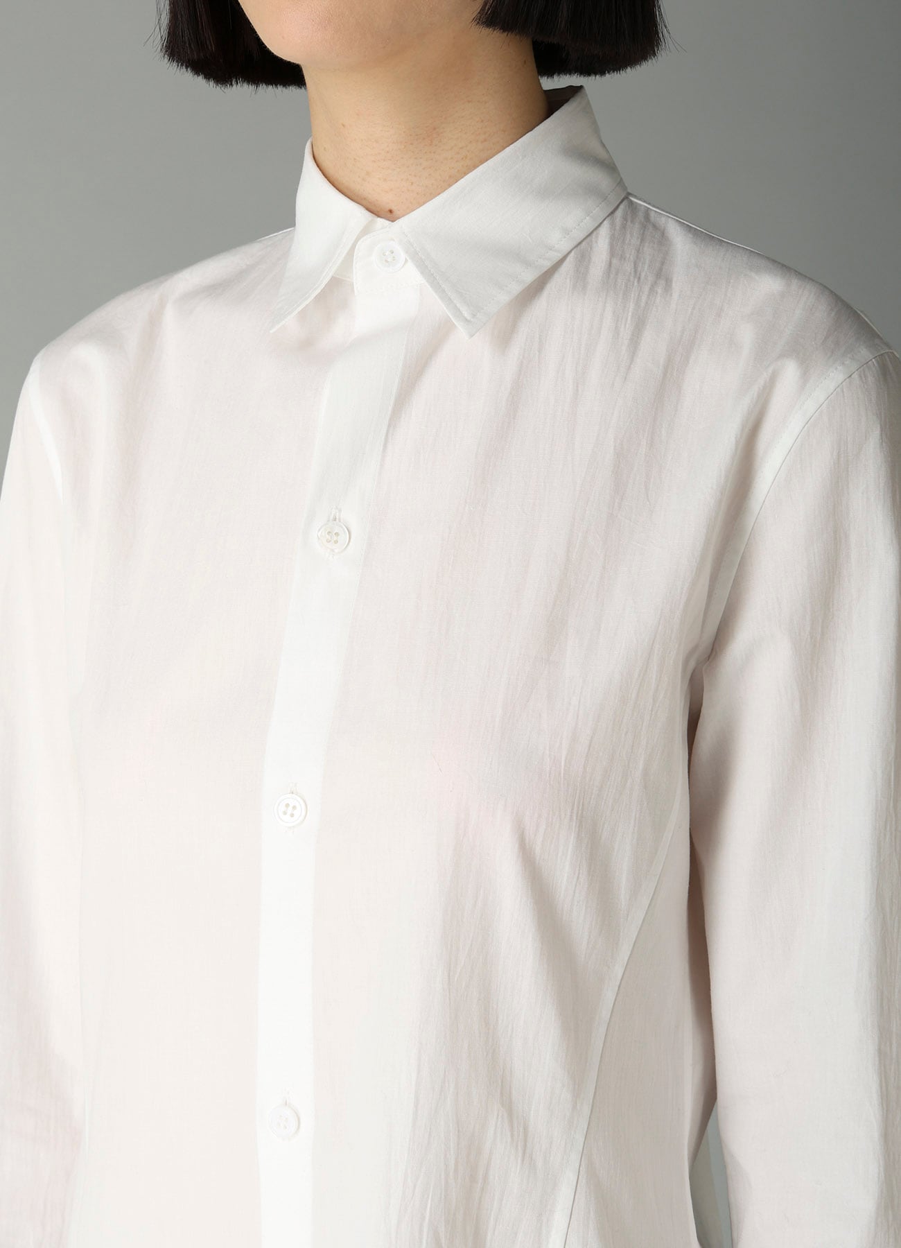 BROAD R PANELED LONG SHIRT