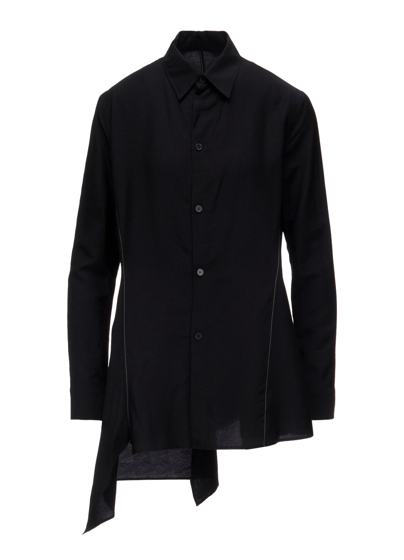 Ry/Si VOILE R PANELED LONG SHIRT