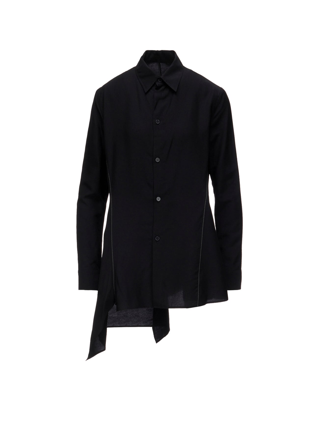 Ry/Si VOILE R PANELED LONG SHIRT