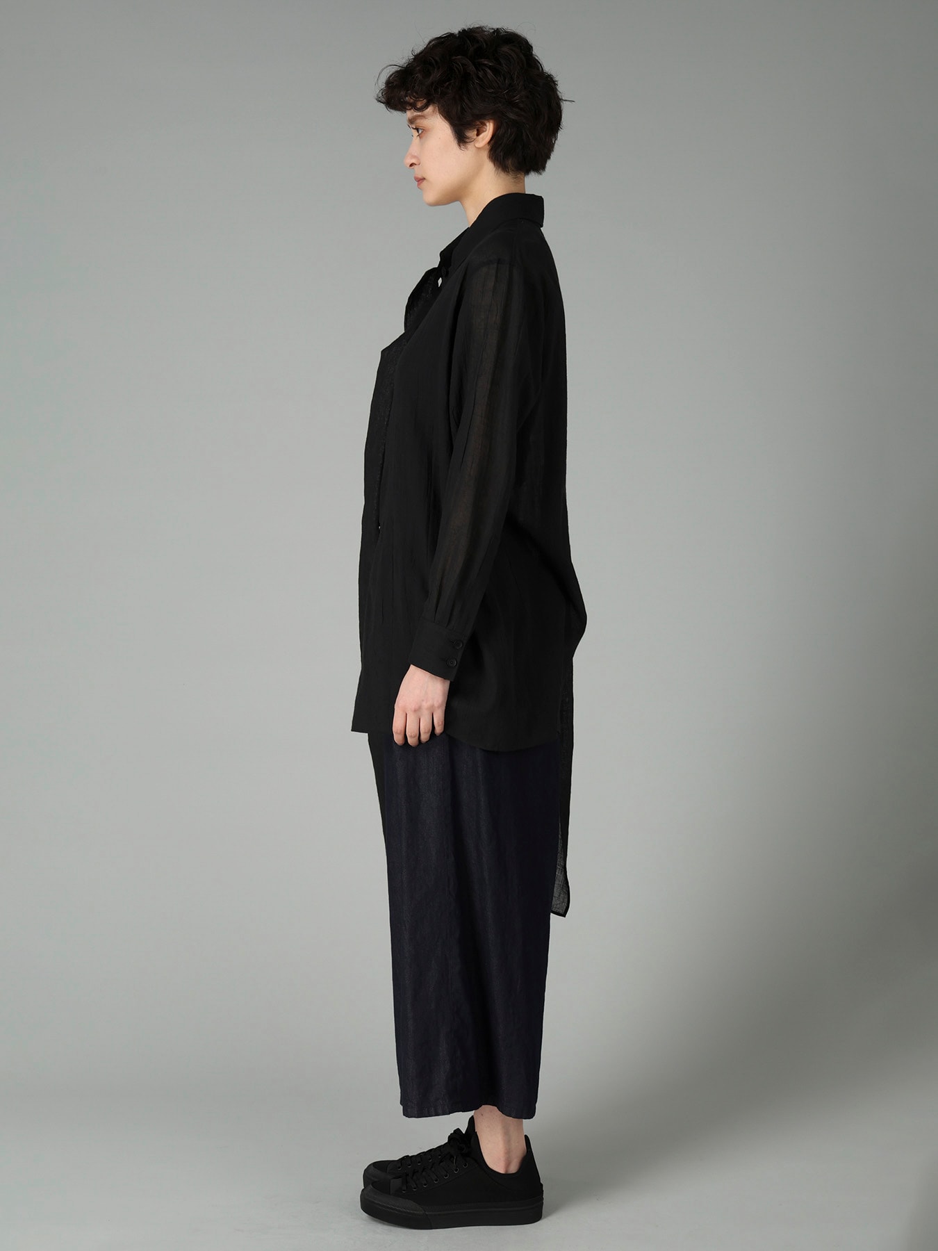 C/Li CATCH WASHER TUCK&DRAPE BLOUSE