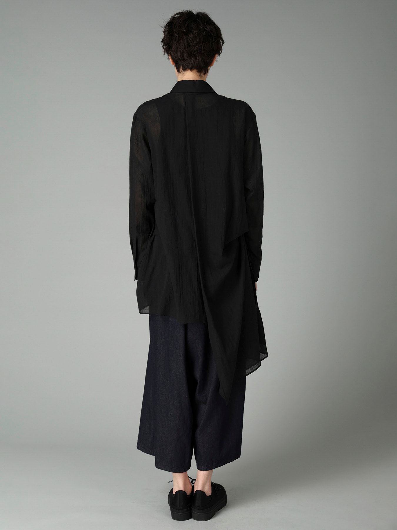 C/Li CATCH WASHER TUCK&DRAPE BLOUSE