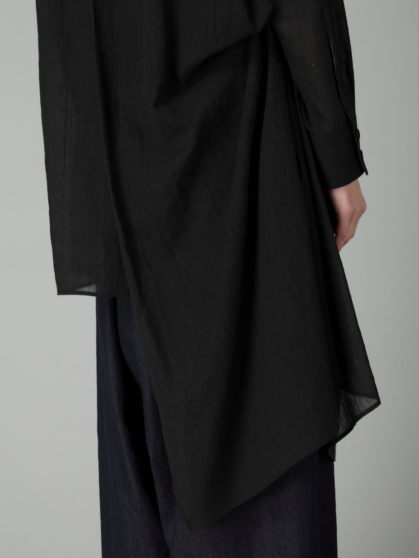 C/Li CATCH WASHER TUCK&DRAPE BLOUSE