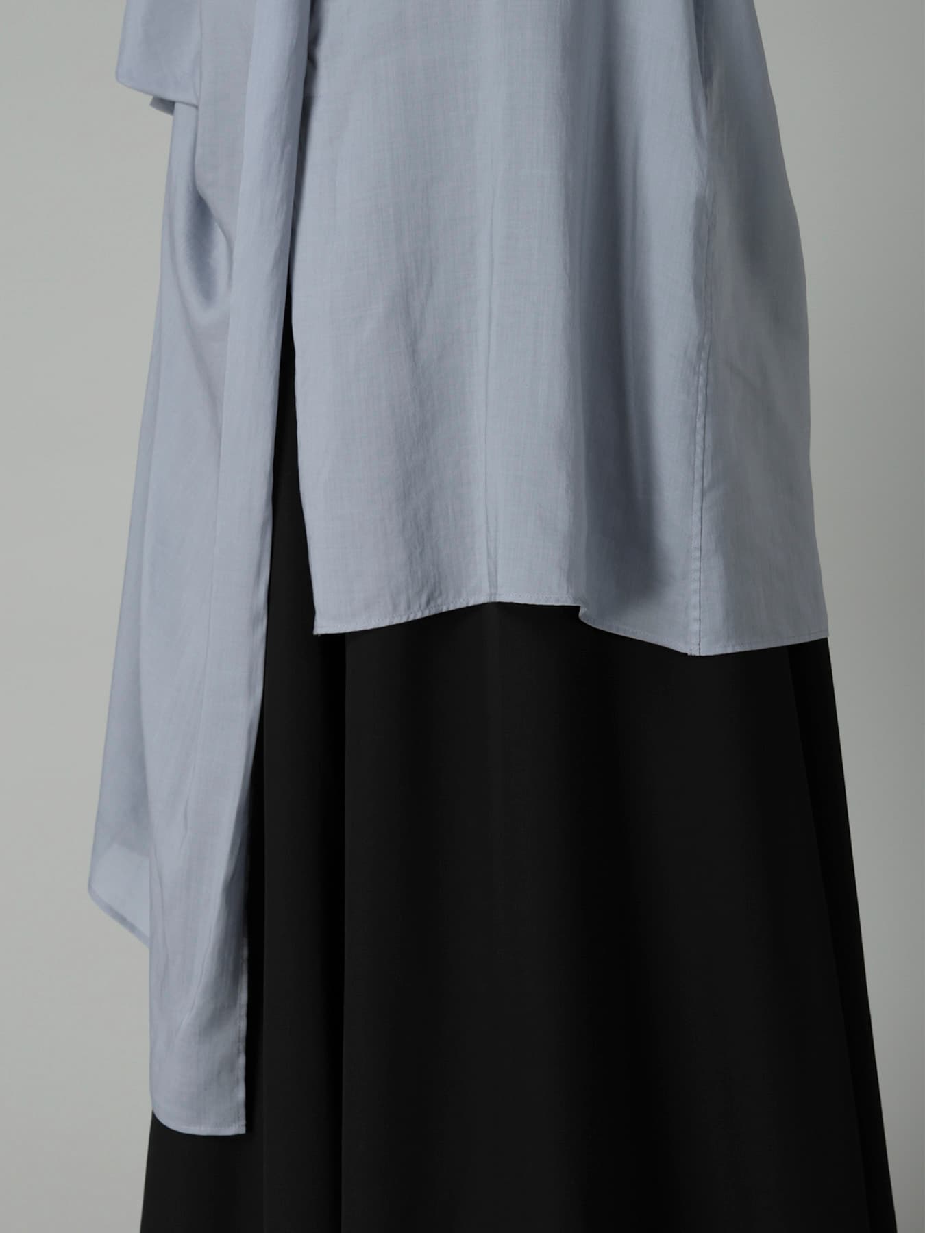 CELLULOSE LAWN TUCK&DRAPE BLOUSE