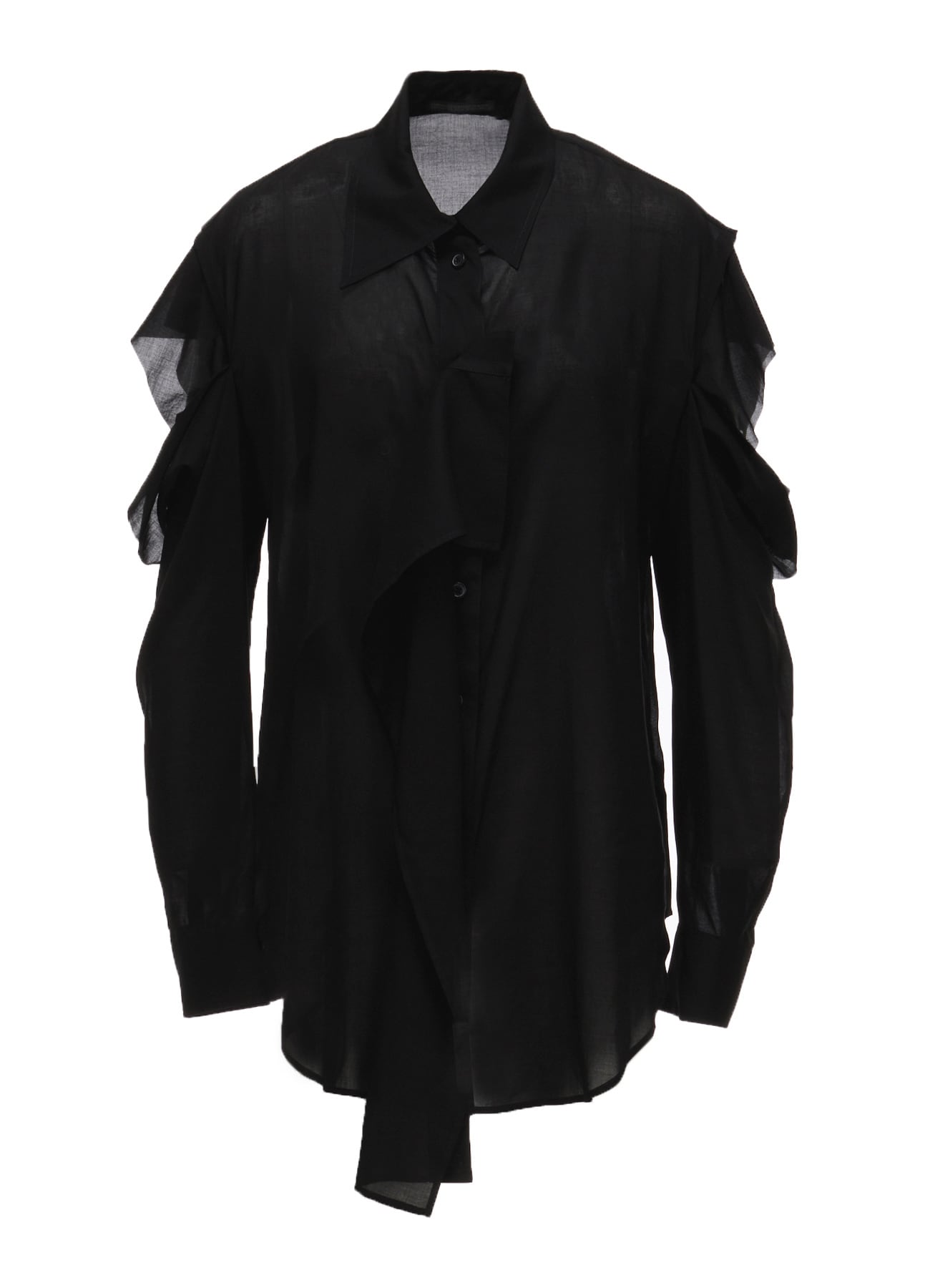 CELLULOSE LAWN O SHOULDER SHIRT