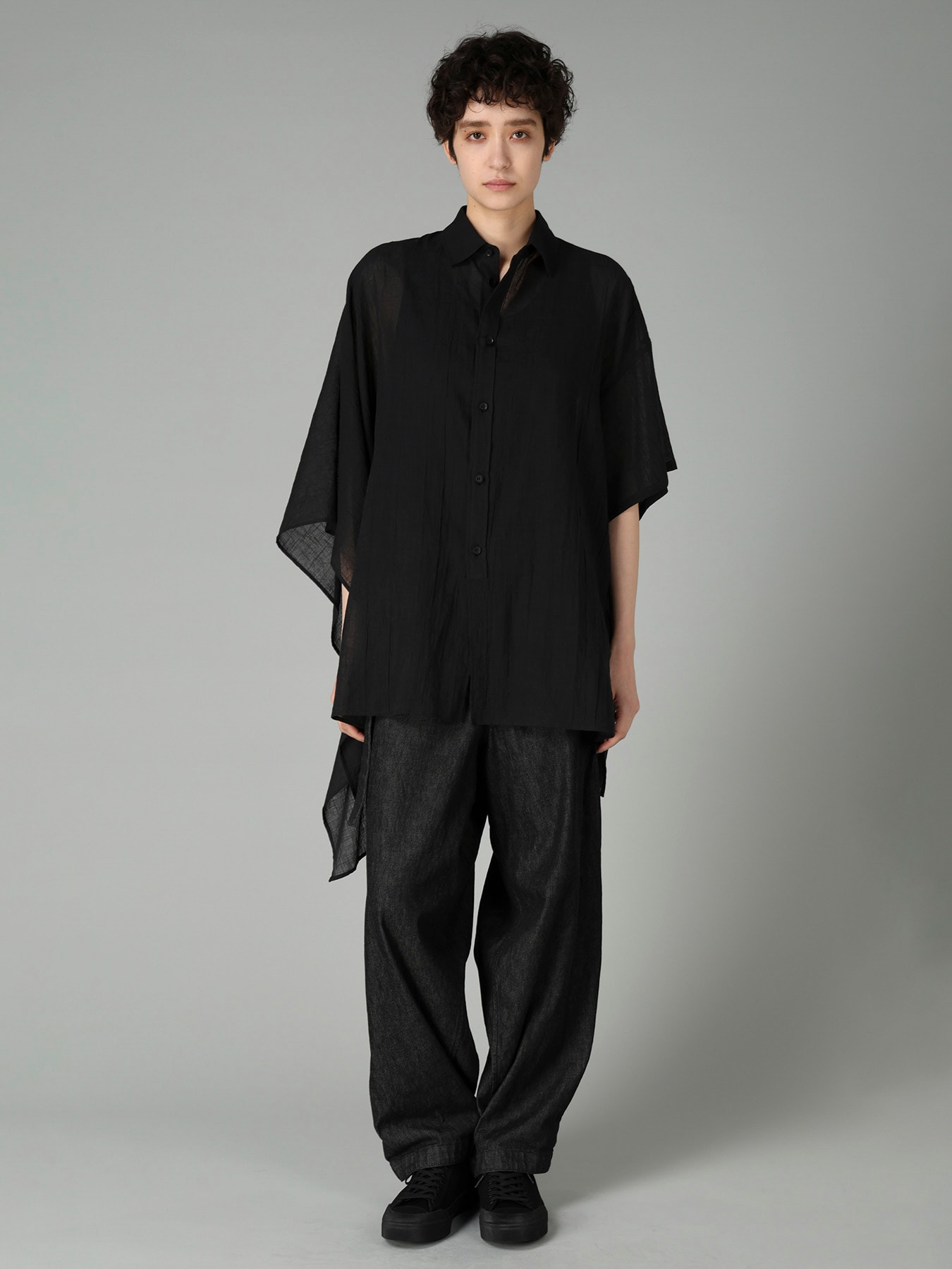 C/Li CATCH WASHER R DRAPED SHIRT
