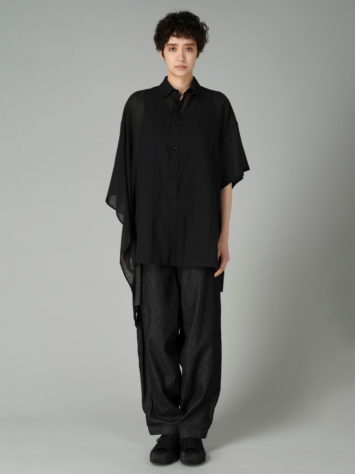 C/Li CATCH WASHER R DRAPED SHIRT