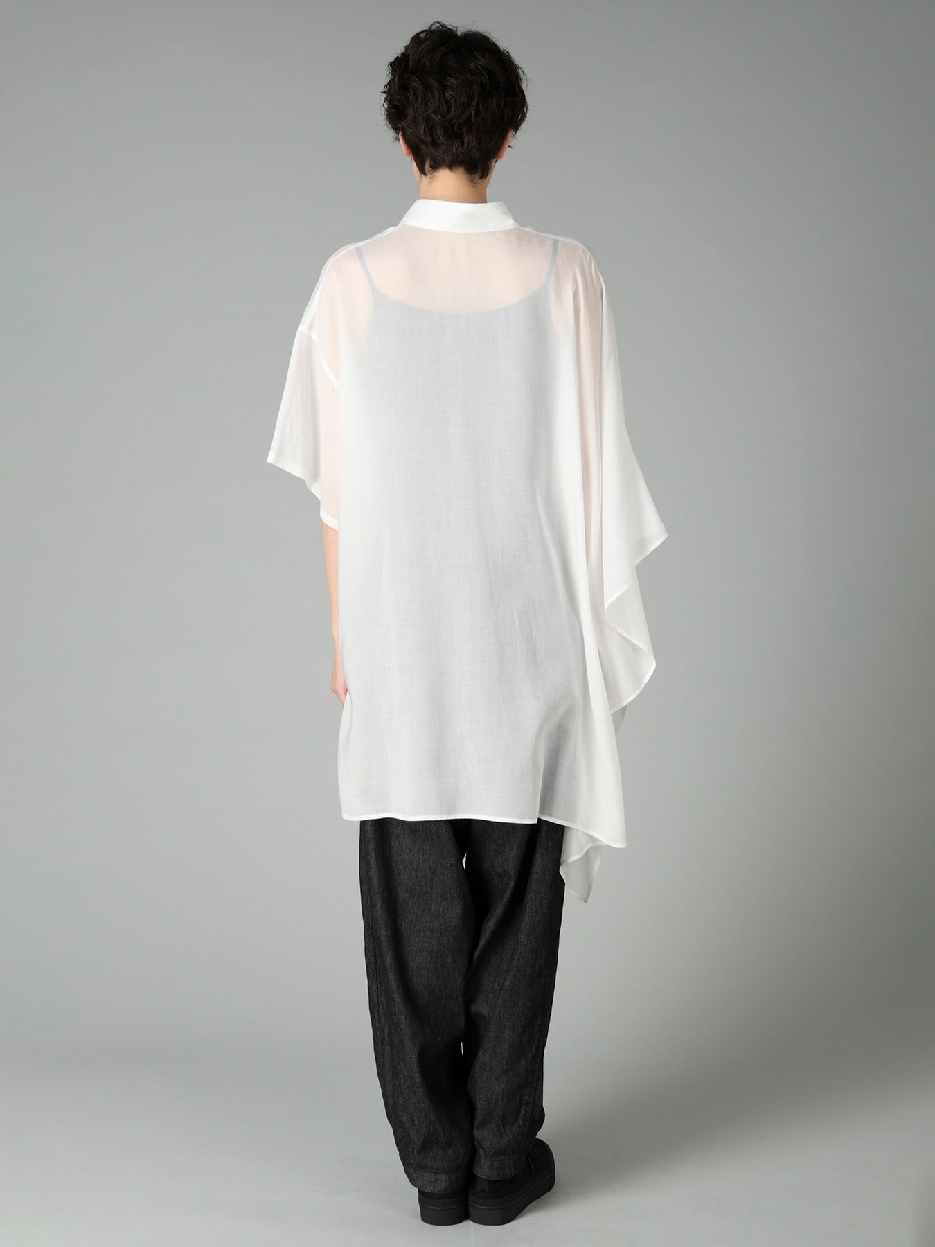 CELLULOSE LAWN R DRAPED SHIRT