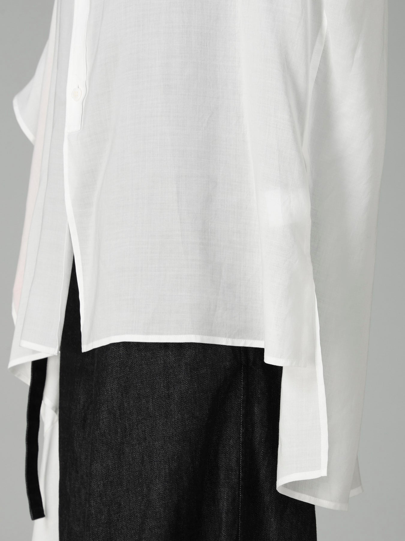 CELLULOSE LAWN R DRAPED SHIRT