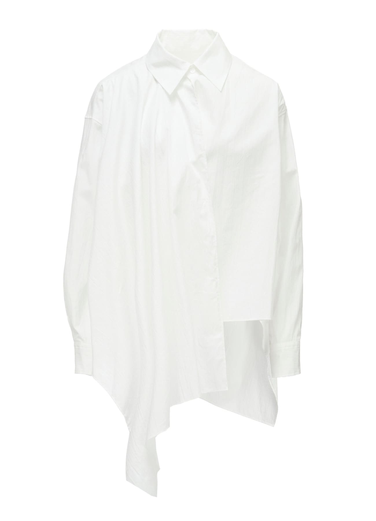 BROAD R LONG ASYMMETRIC BLOUSE