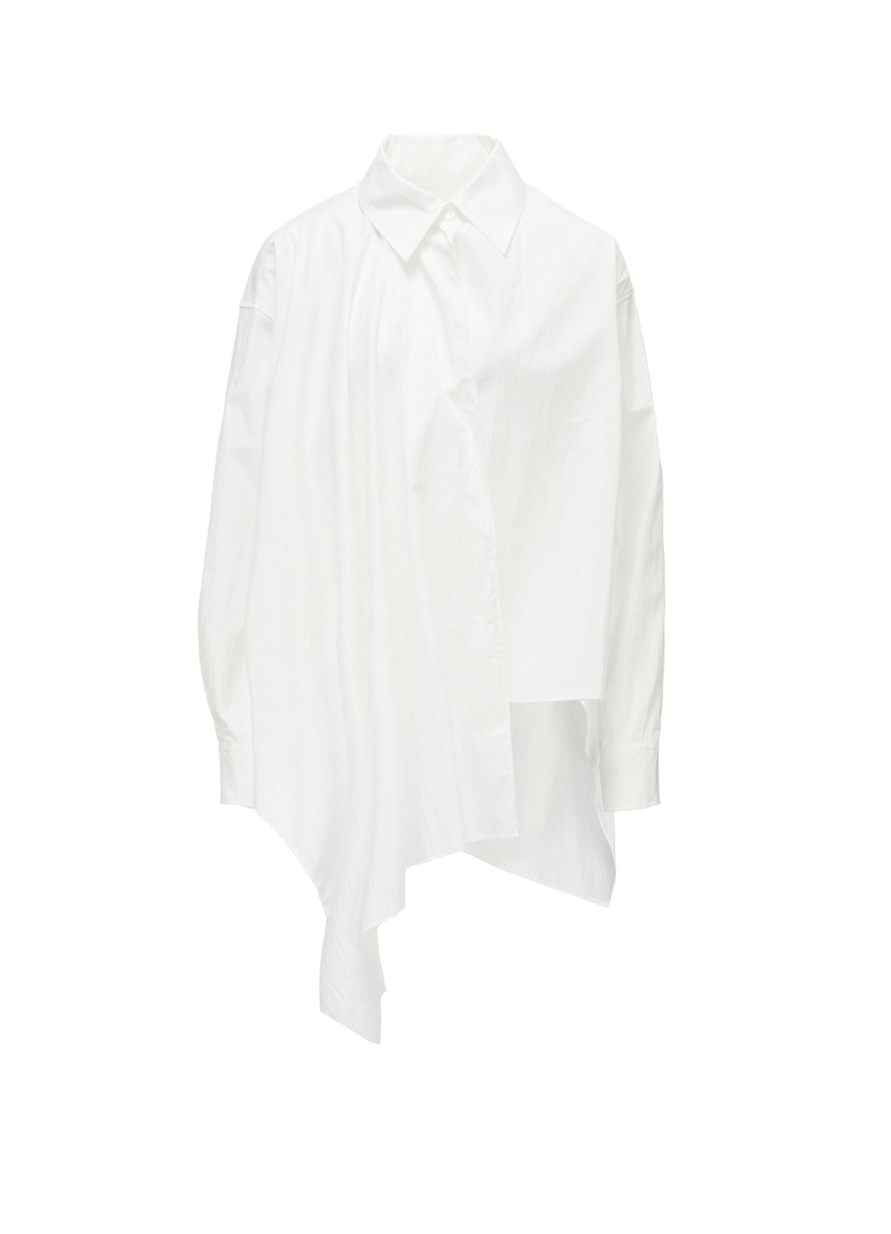 BROAD R LONG ASYMMETRIC BLOUSE