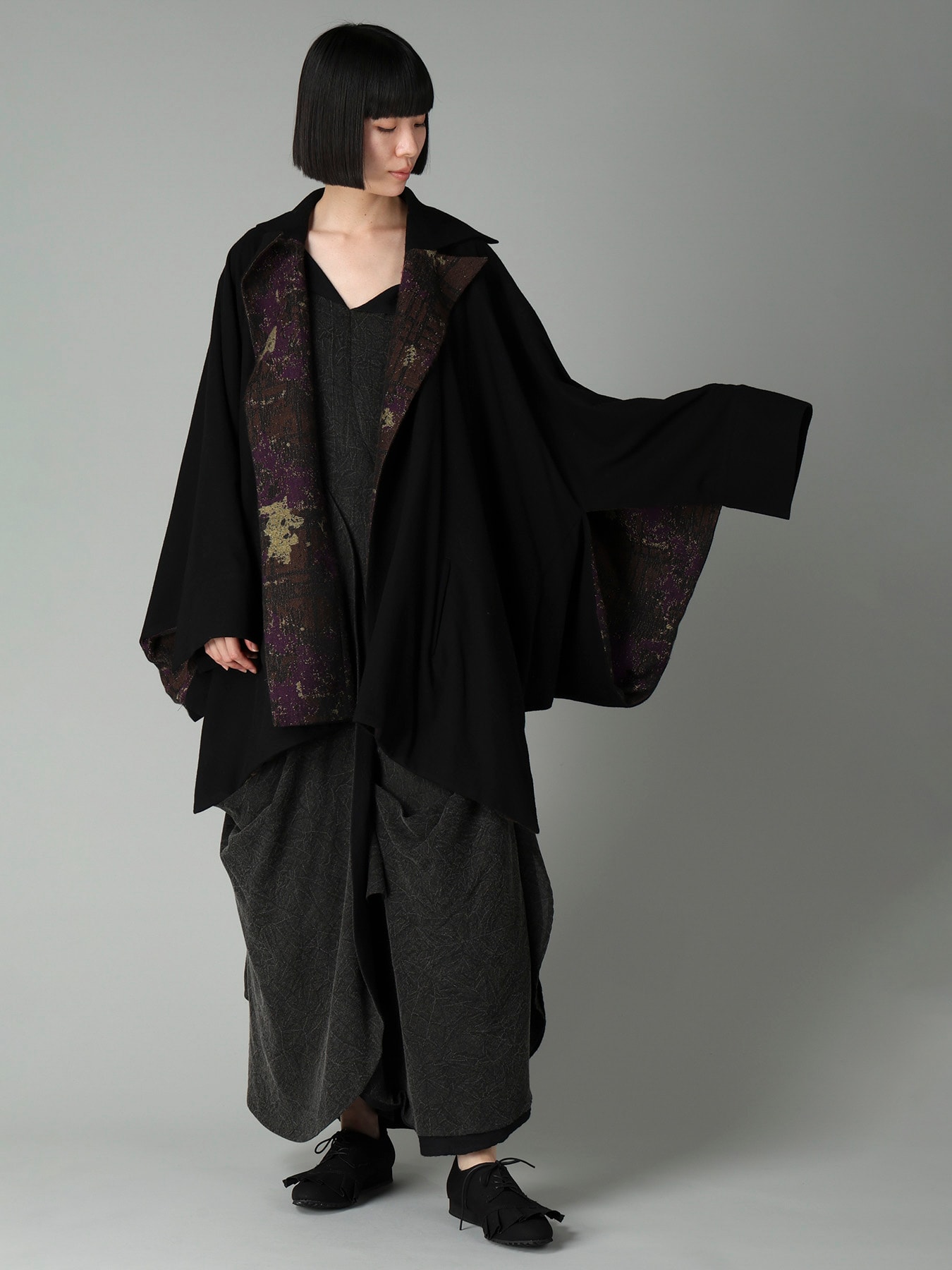 1/24 FLANNEL CUFFS POINT COAT
