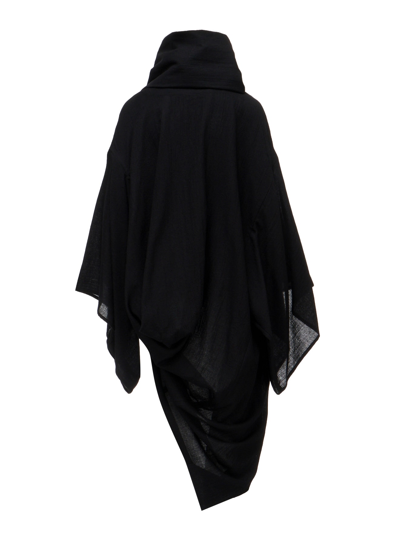 SOFT WOOL STOLE DETAIL COAT