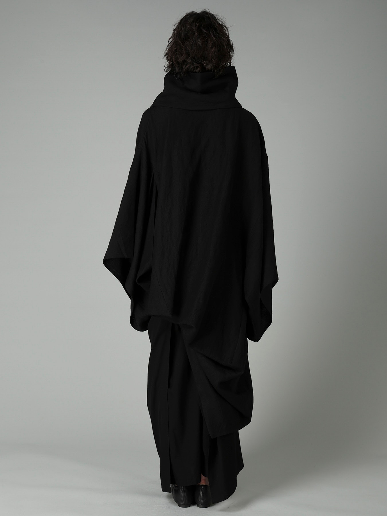 W/Li TWILL STOLE DETAIL COAT