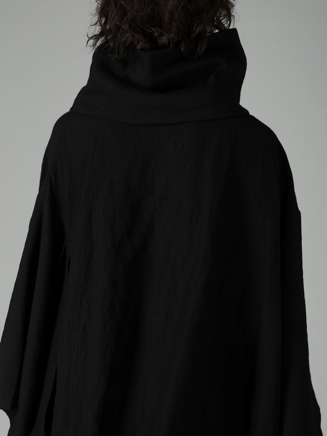W/Li TWILL STOLE DETAIL COAT