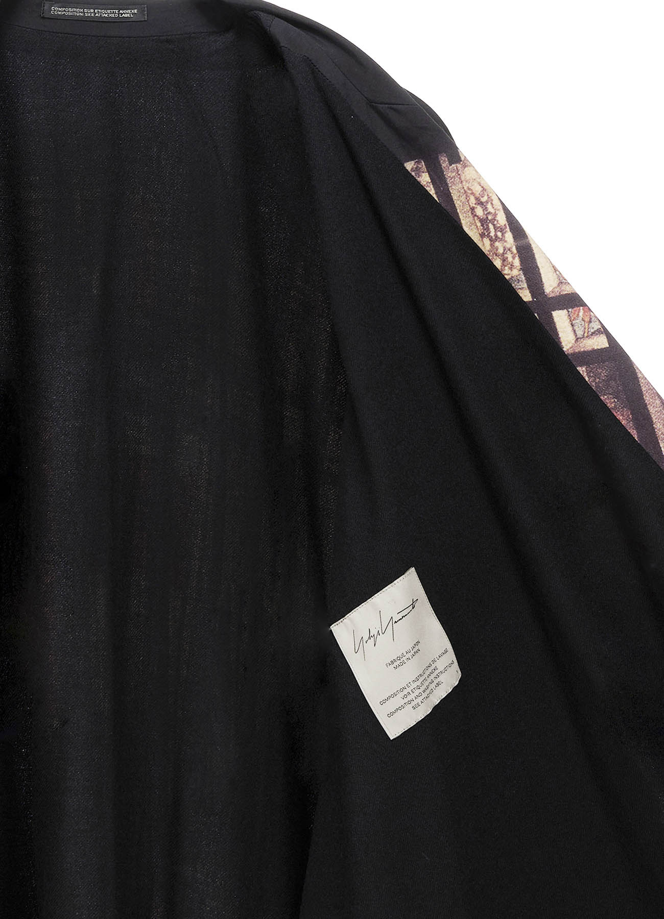 NIGHT SCENE IN YOSHIWARA PEAKED LAPEL CARDIGAN