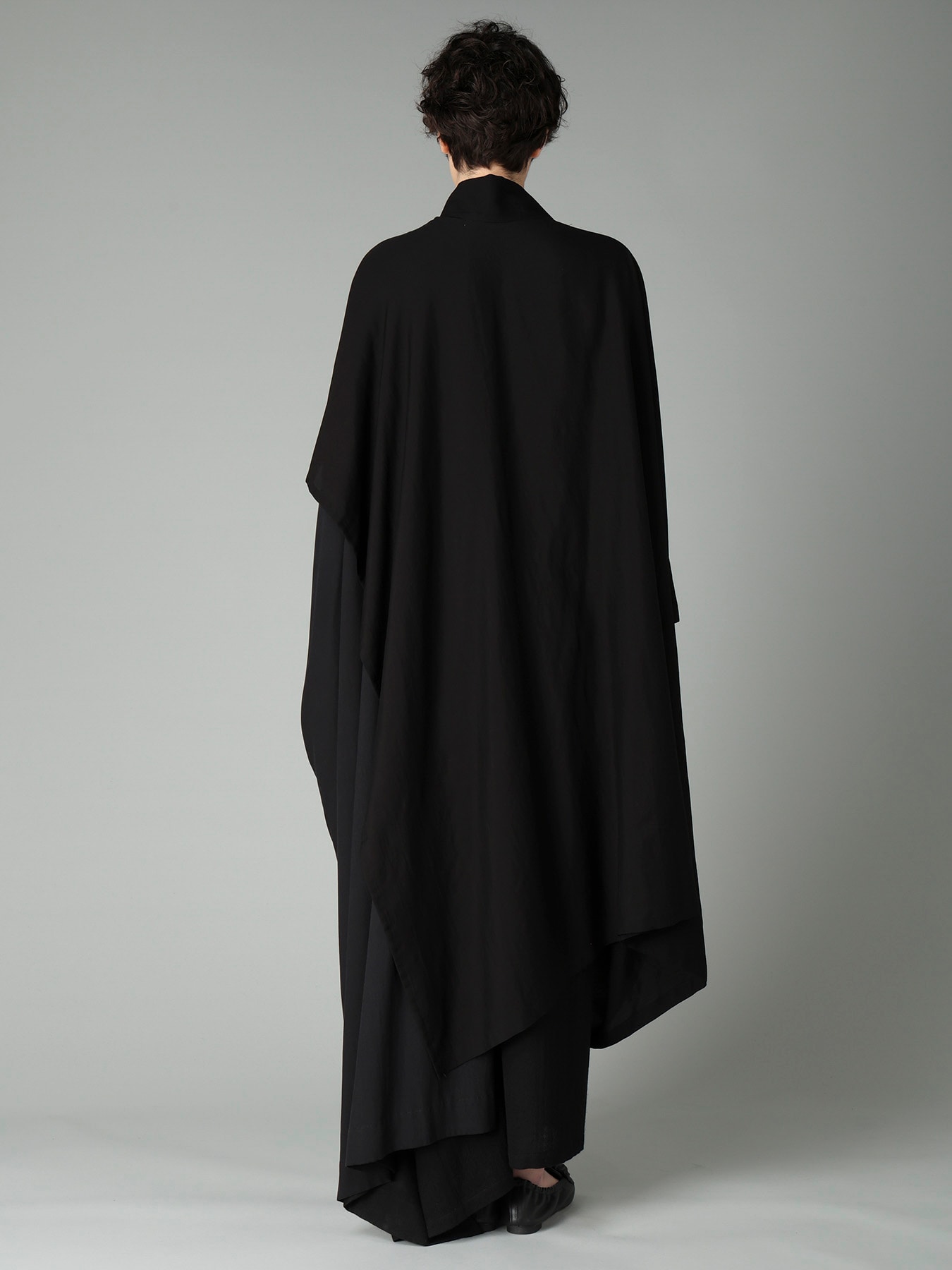 Cu/W HIGH TWISTED SERGE F KNOT DETAIL COAT