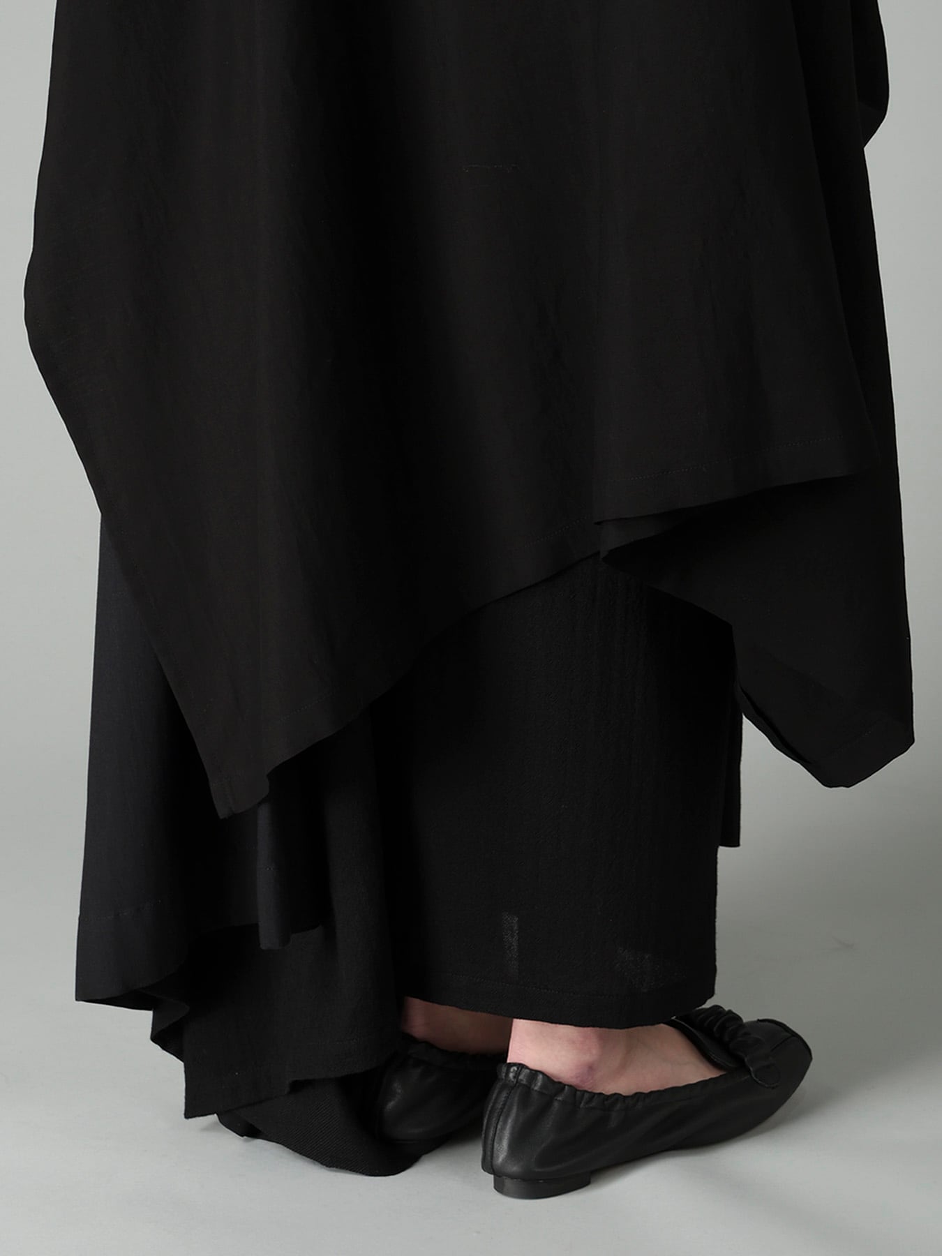 Cu/W HIGH TWISTED SERGE F KNOT DETAIL COAT