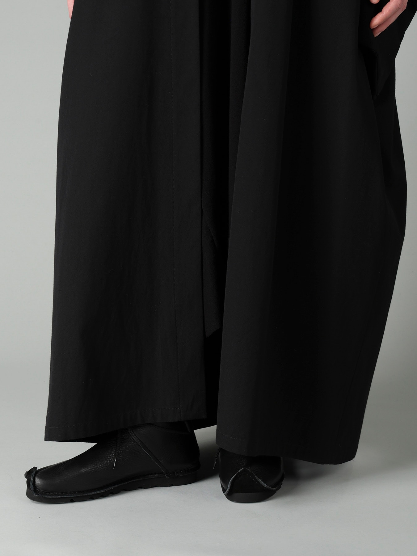 W/C GABARDINE KIMONO HAORI COAT