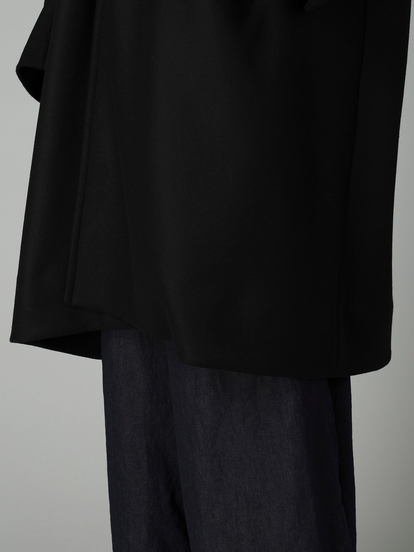 S100 MELTON DROPPED SHOULDER COAT