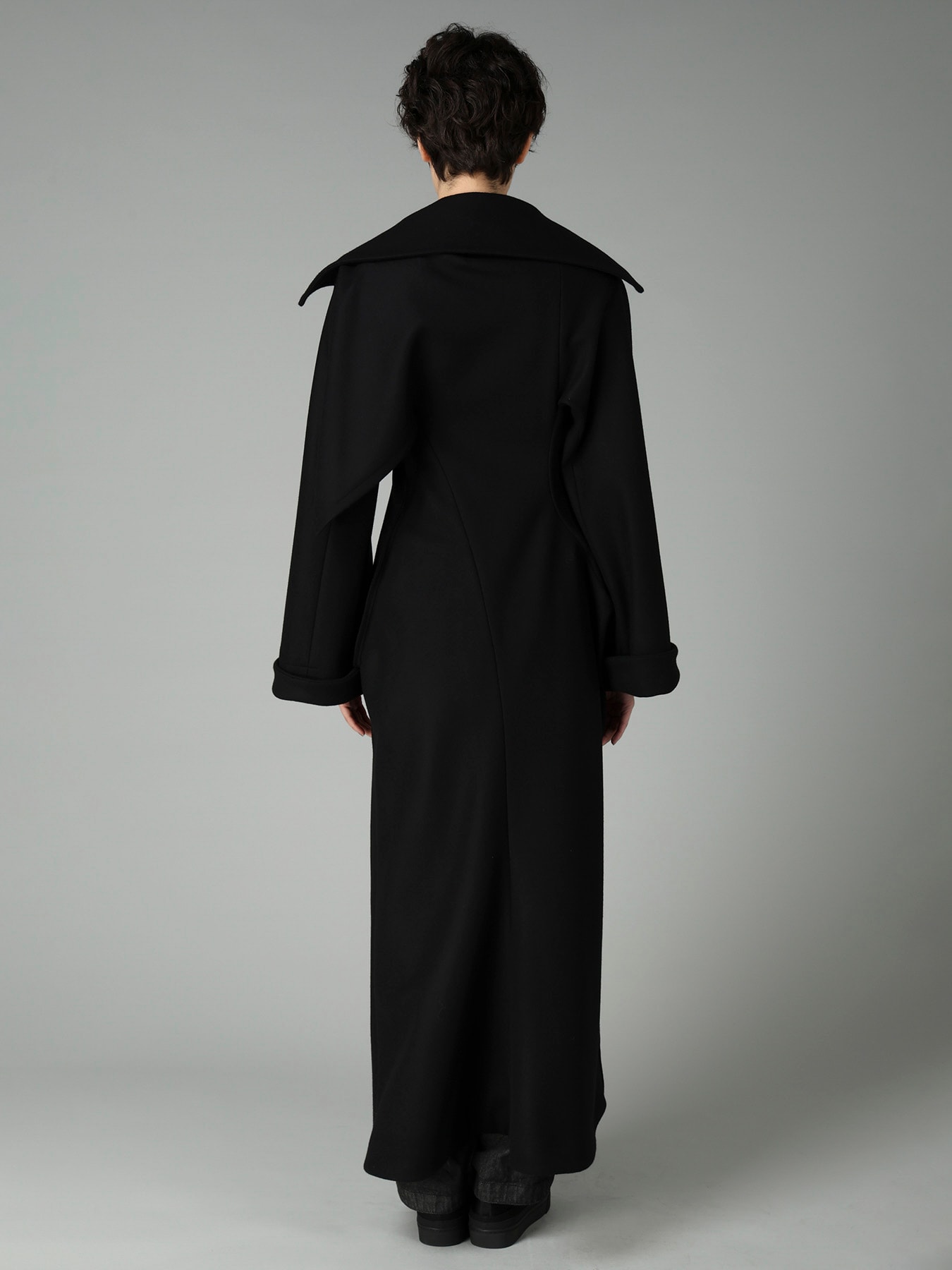 S100 MELTON 4B SLIM FIT COAT