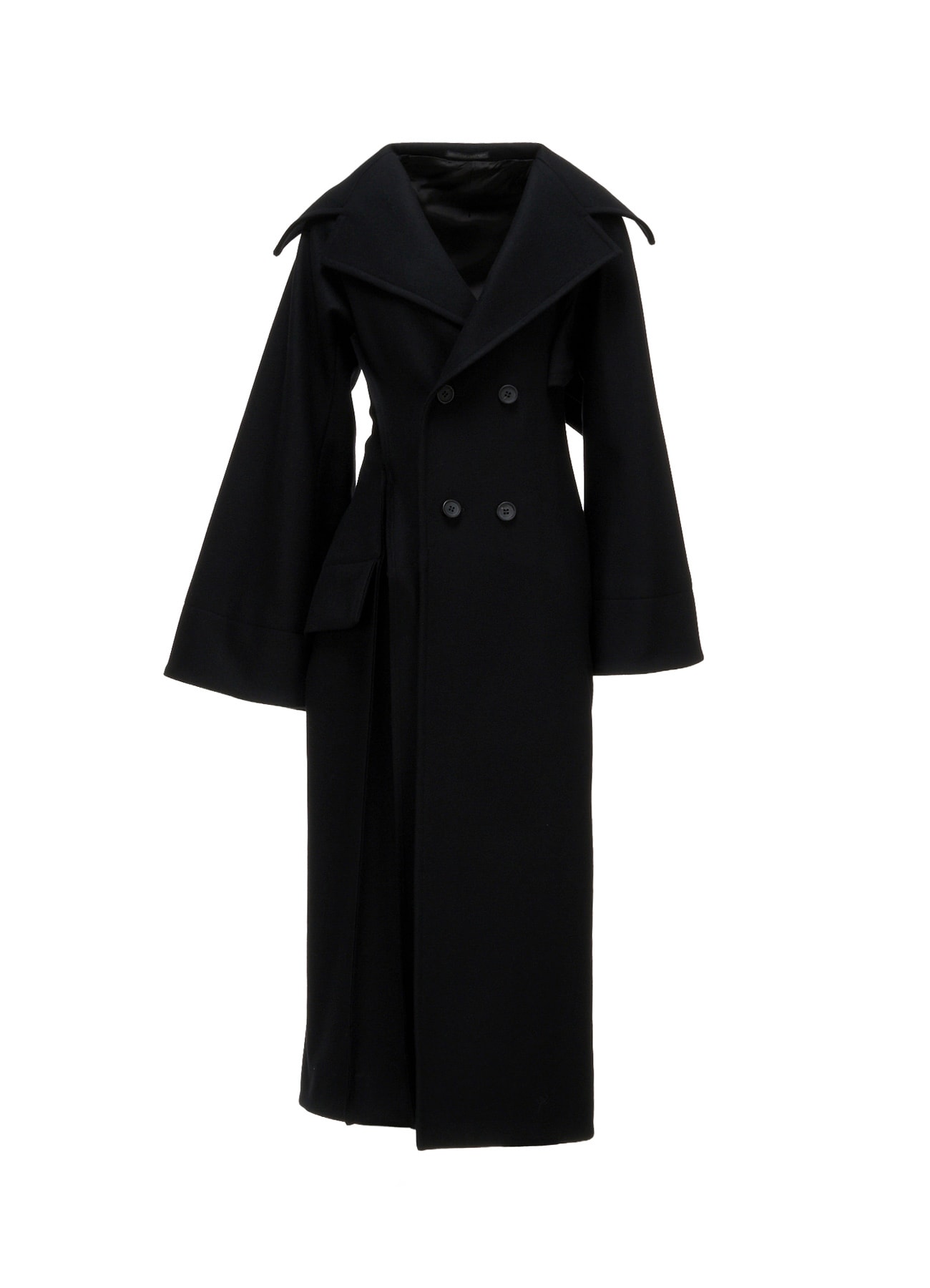 S100 MELTON 4B SLIM FIT COAT