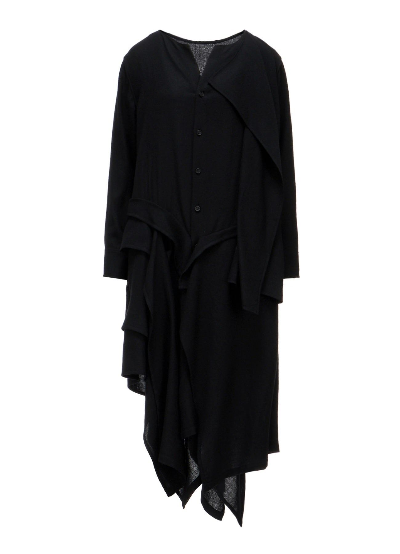 2/72 WOOL VIYELLA RANDOM HEM SHIRTS DRESS B