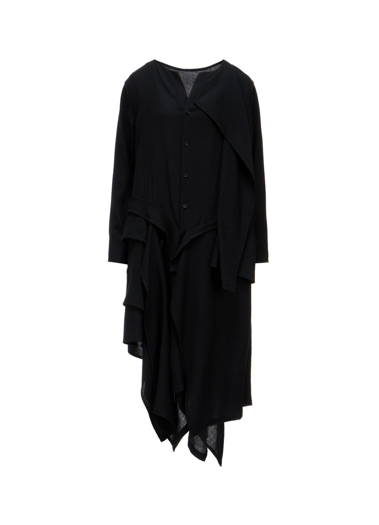 2/72 WOOL VIYELLA RANDOM HEM SHIRTS DRESS B