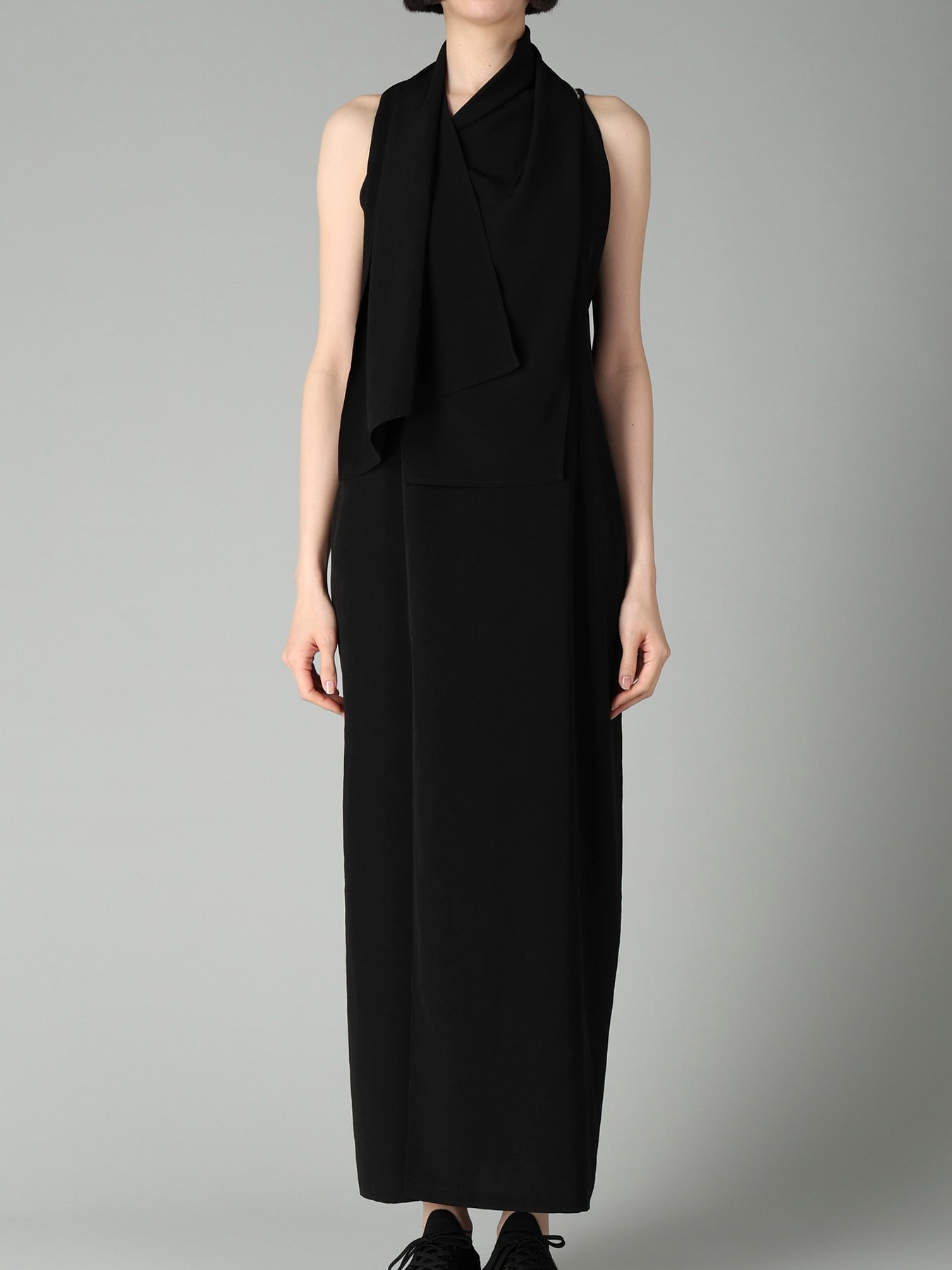 Ta/Pe CREPE DE CHINE STRAP SLIM FIT DRESS