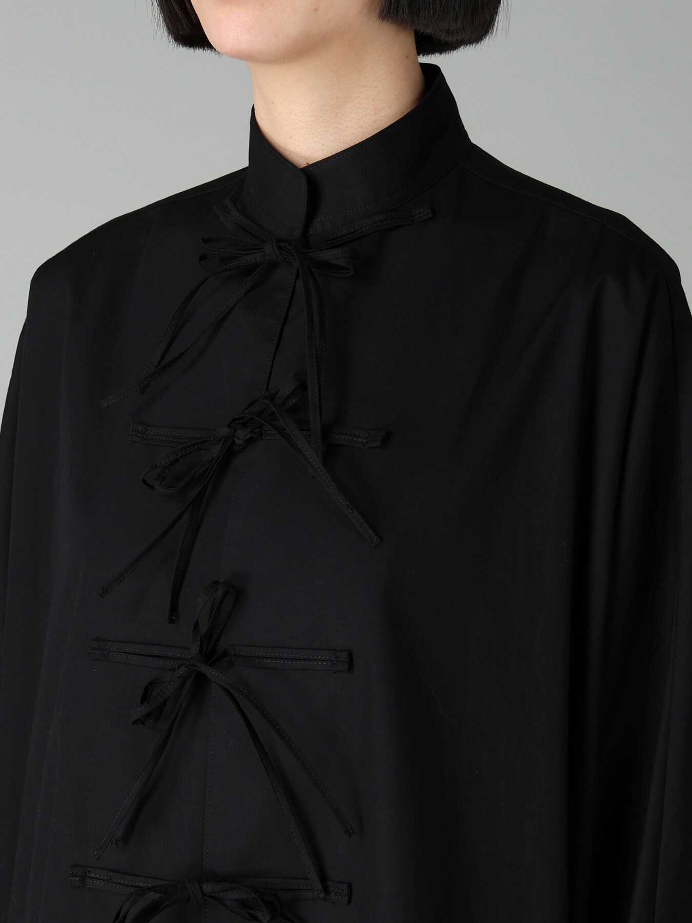 BROAD RIBBON DETAIL LONG DRESS