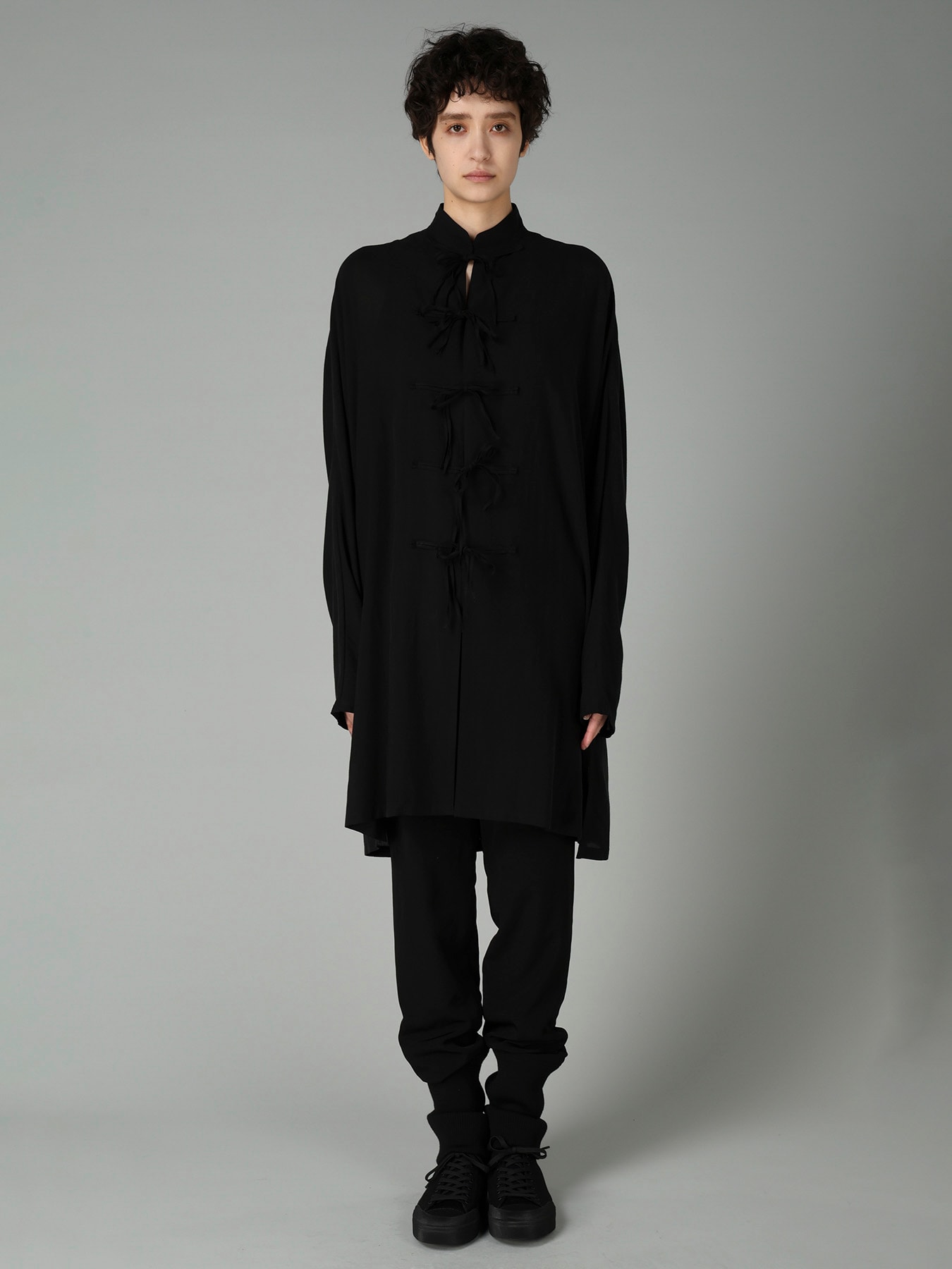 FIBRIL Cu RIBBON DETAIL LONG DRESS