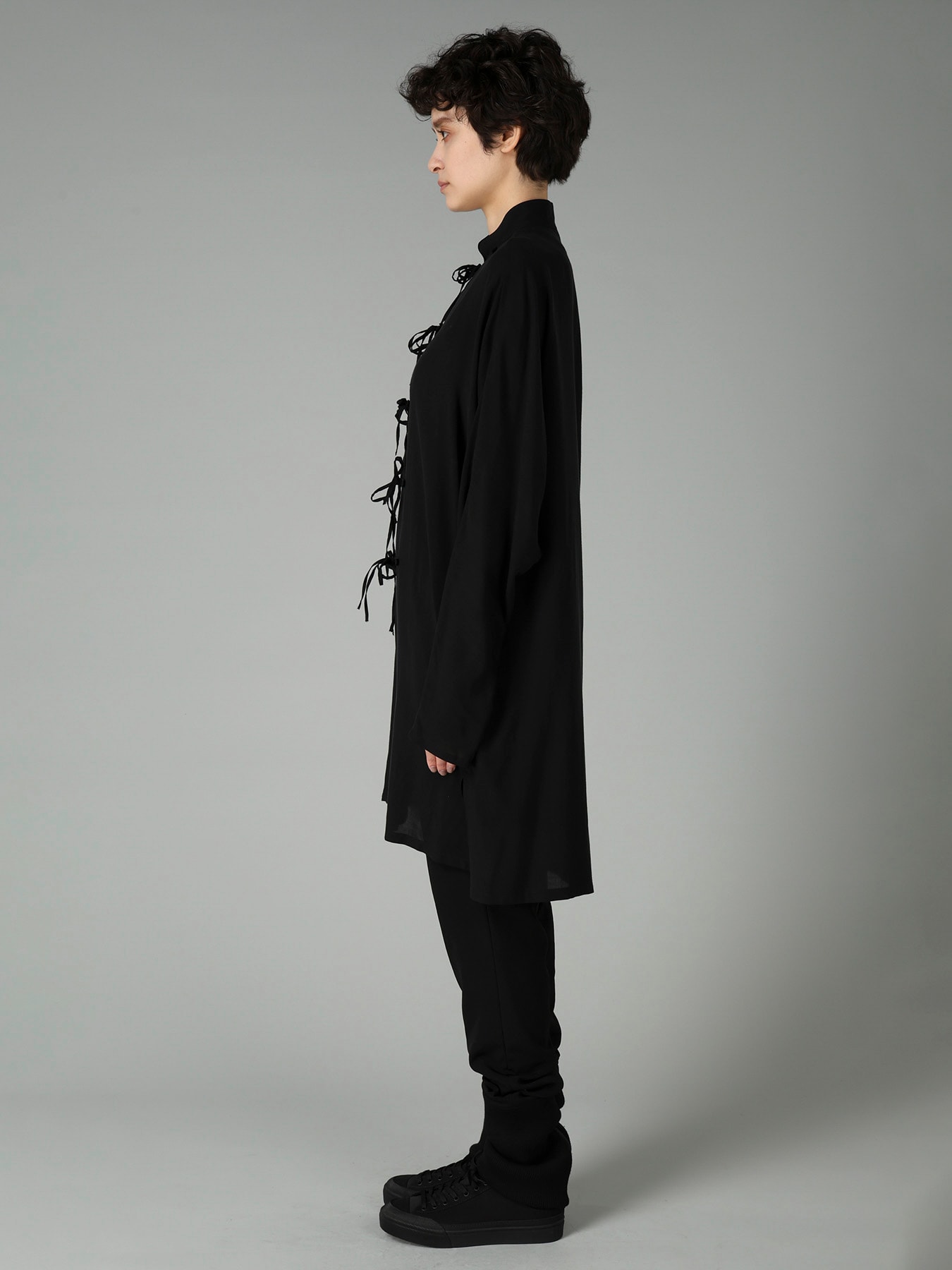 FIBRIL Cu RIBBON DETAIL LONG DRESS