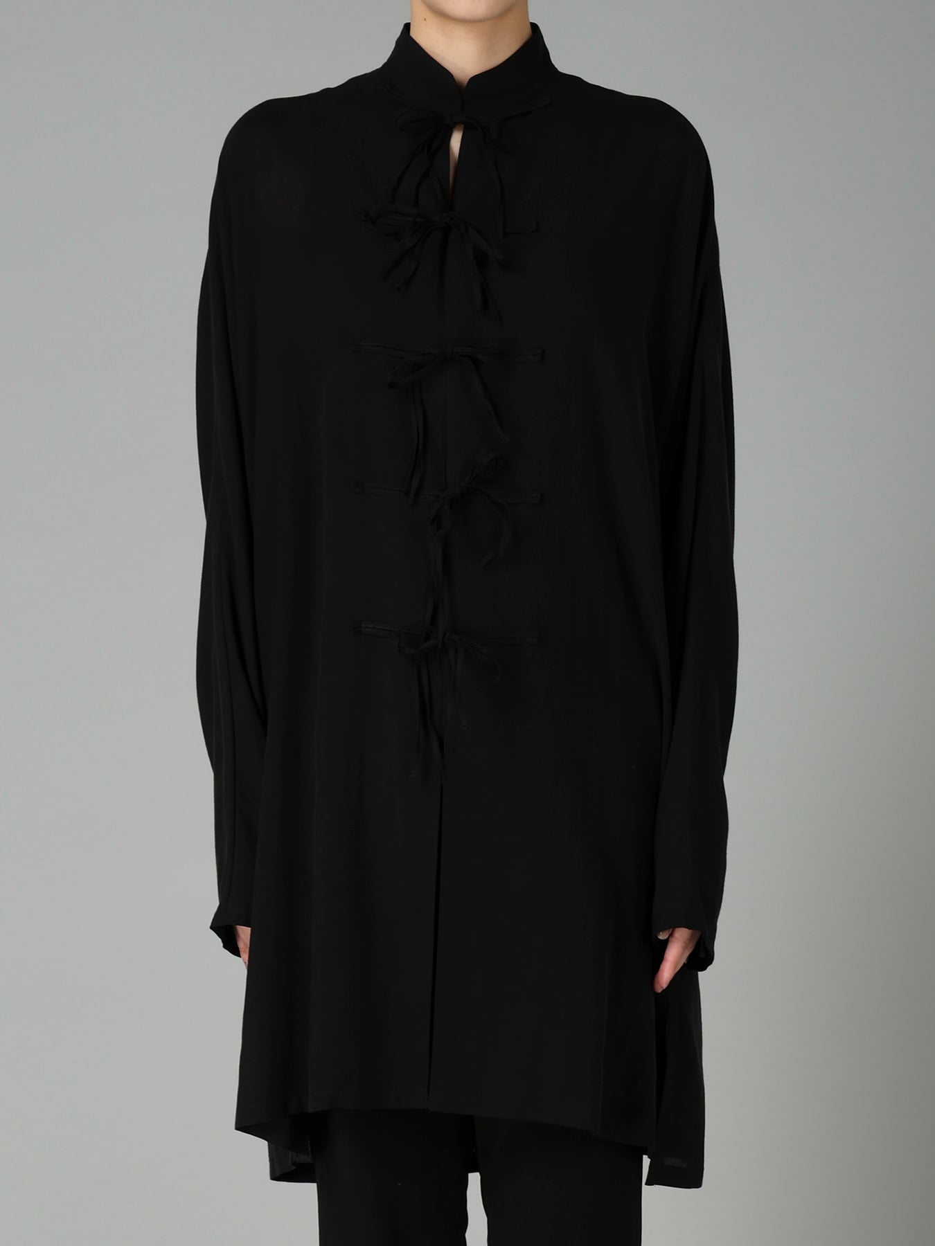 FIBRIL Cu RIBBON DETAIL LONG DRESS
