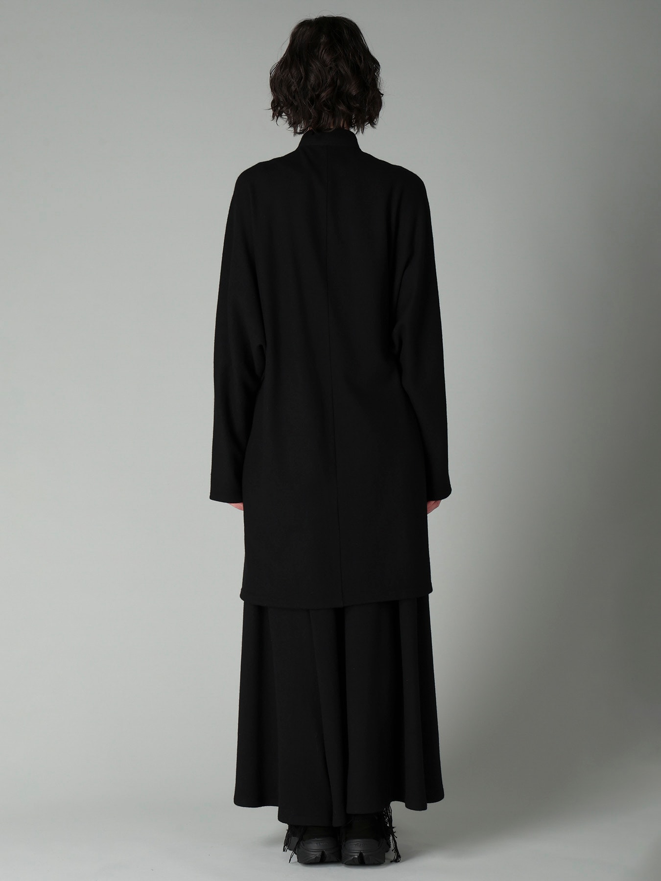 SOFT WOOLEN 1/14 SINGLE CHINESE BUTTON DRESS