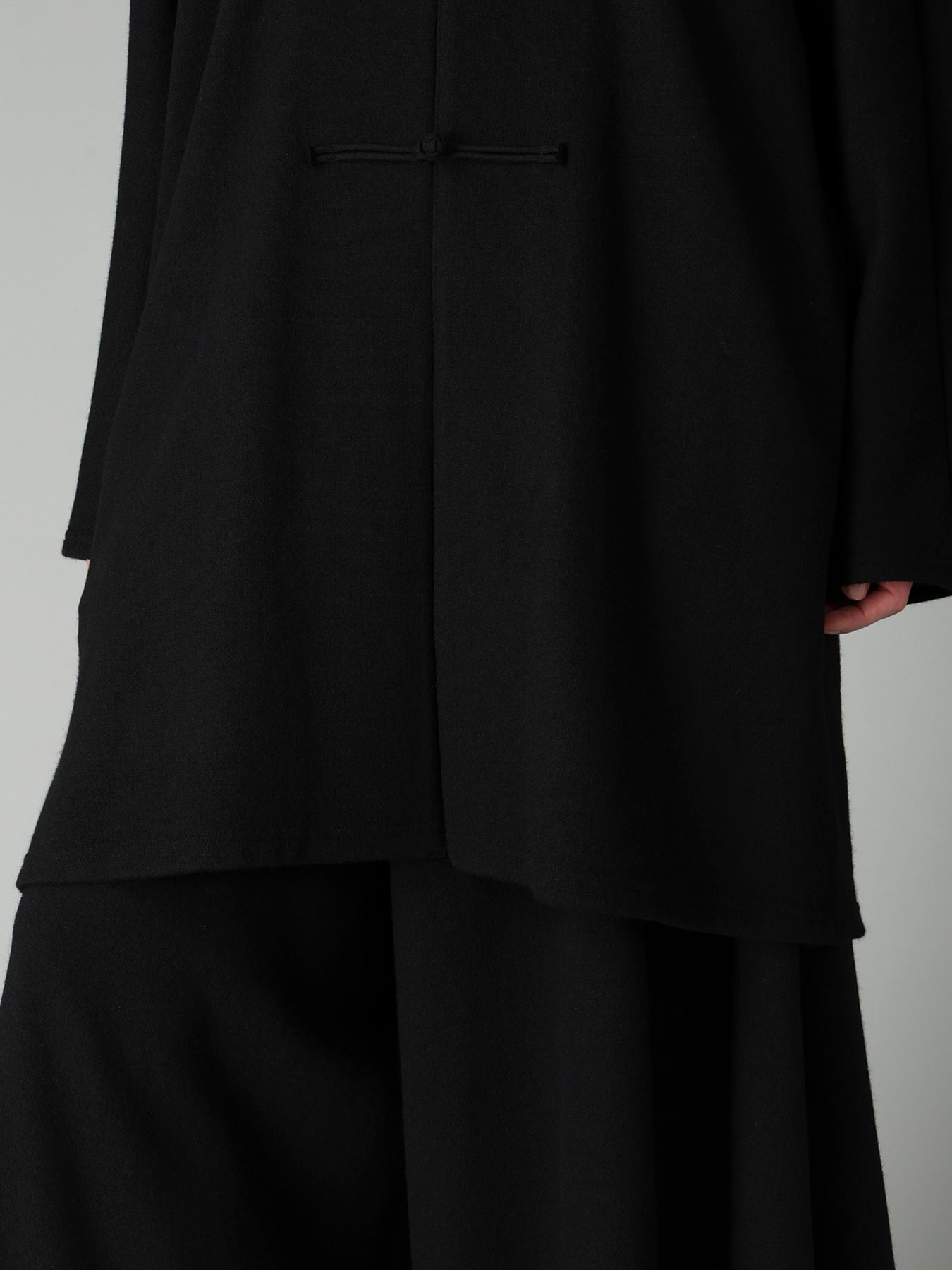 SOFT WOOLEN 1/14 SINGLE CHINESE BUTTON DRESS