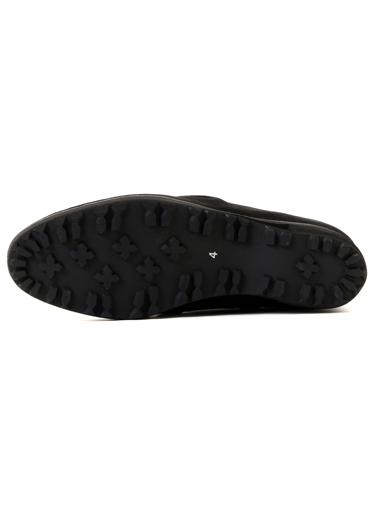 SHEEP SUEDE BK DRAPED BOOTS