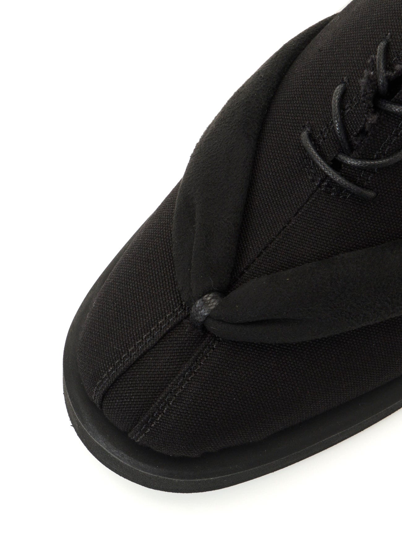 C/CANVAS PE LACE-UP GETA SHOES