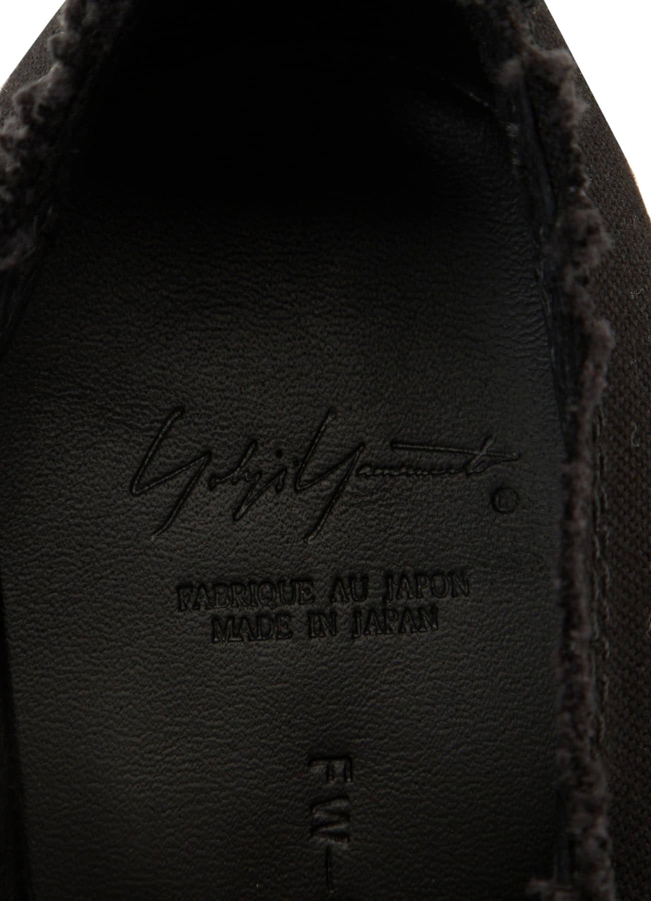 C/CANVAS PE LACE-UP GETA SHOES