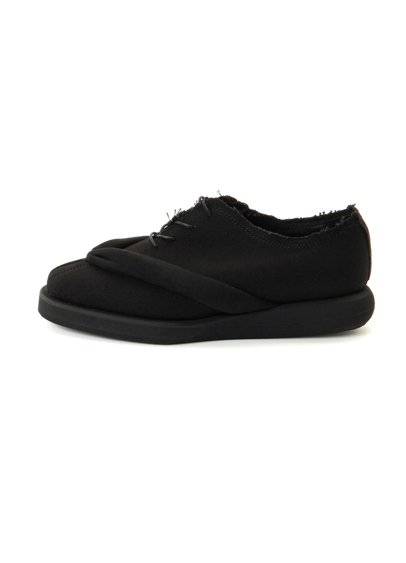 C/CANVAS PE LACE-UP GETA SHOES
