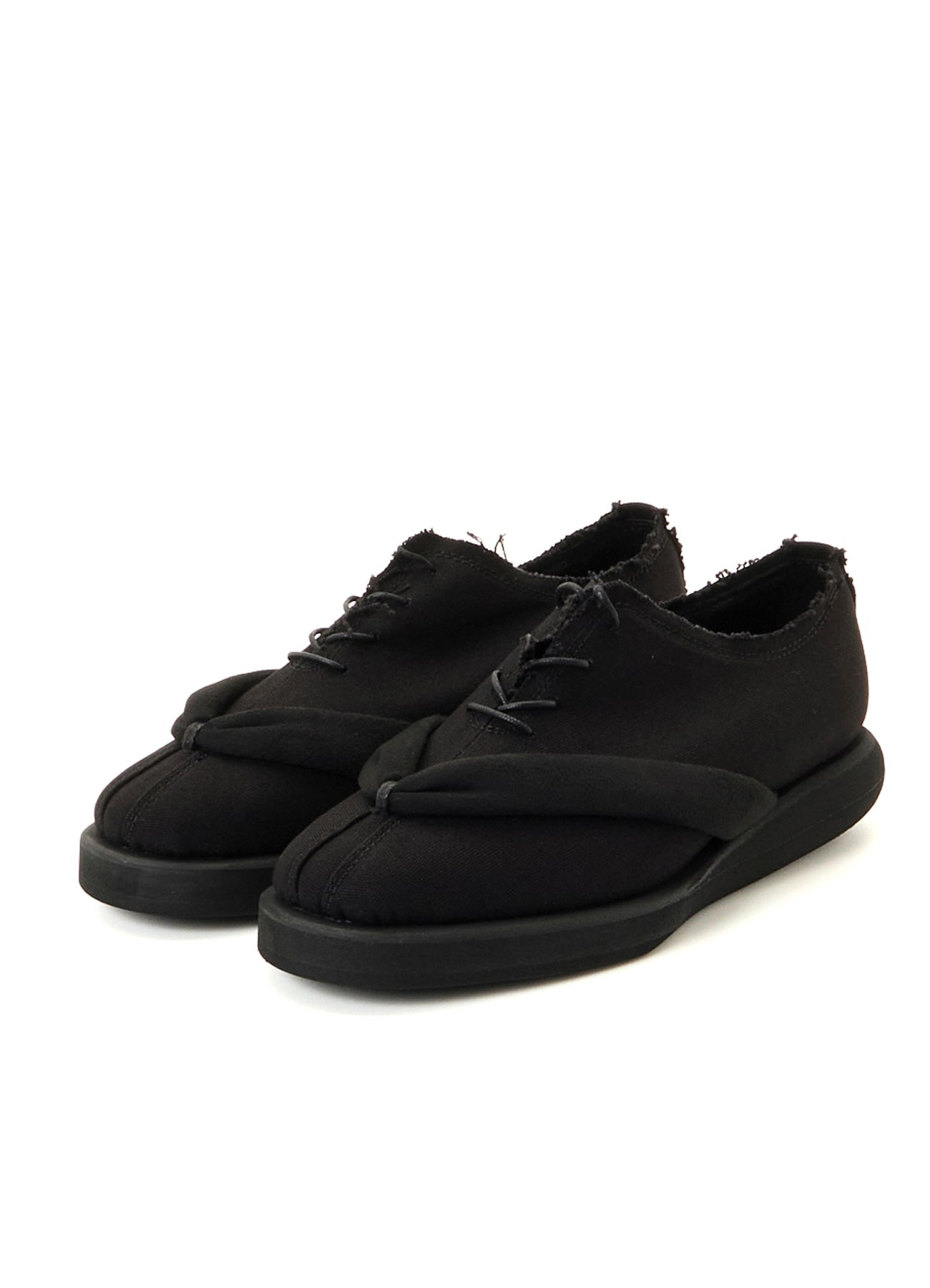 C/CANVAS PE LACE-UP GETA SHOES