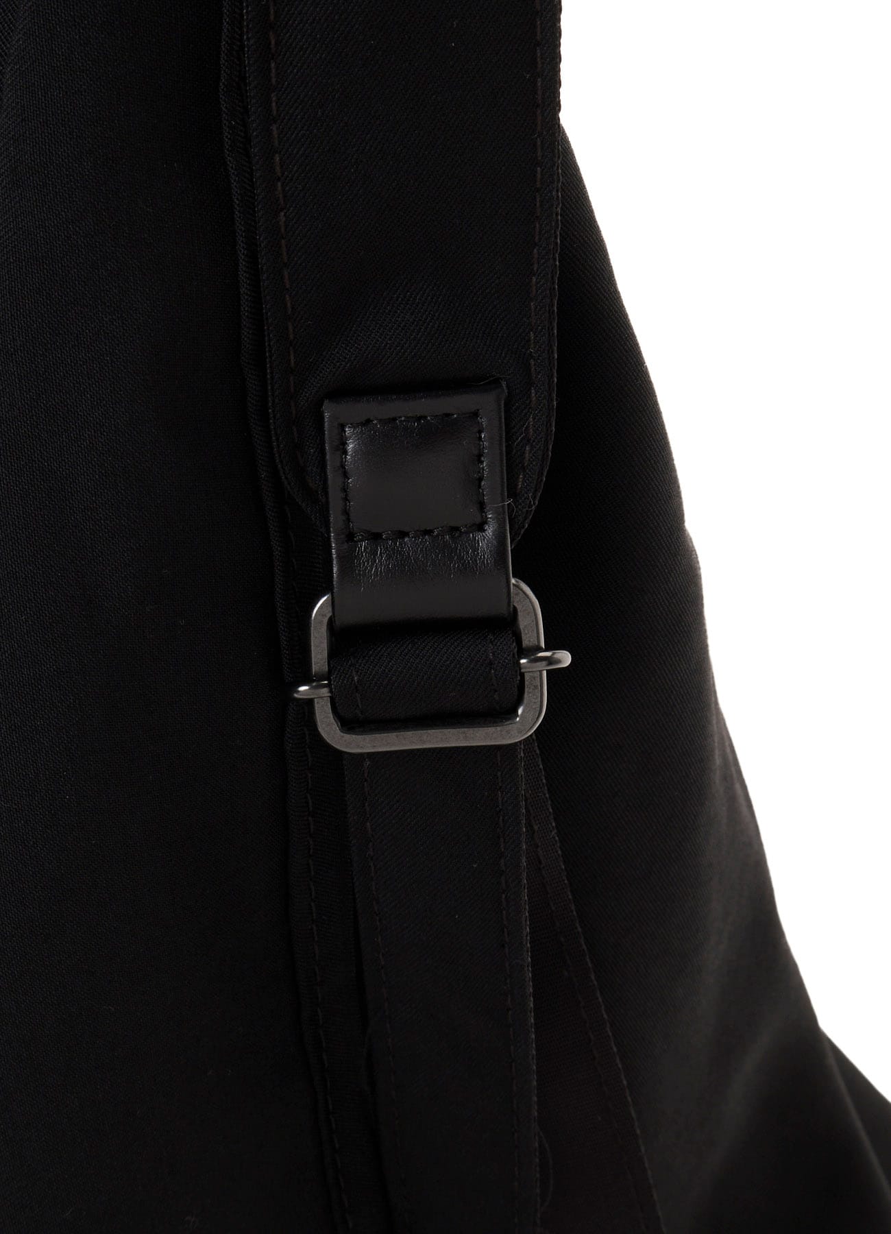 WOOL GABARDINE/Ny SHIRRING BACKPACK