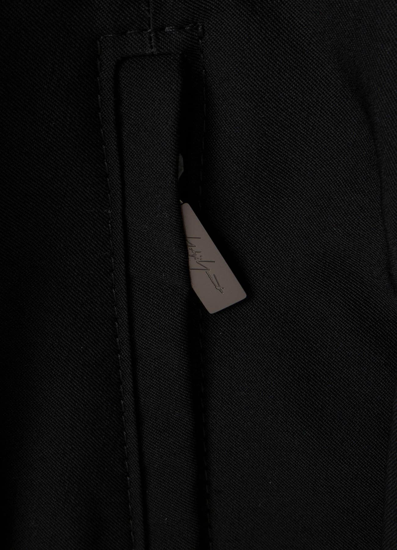 WOOL GABARDINE/Ny SHIRRING BACKPACK