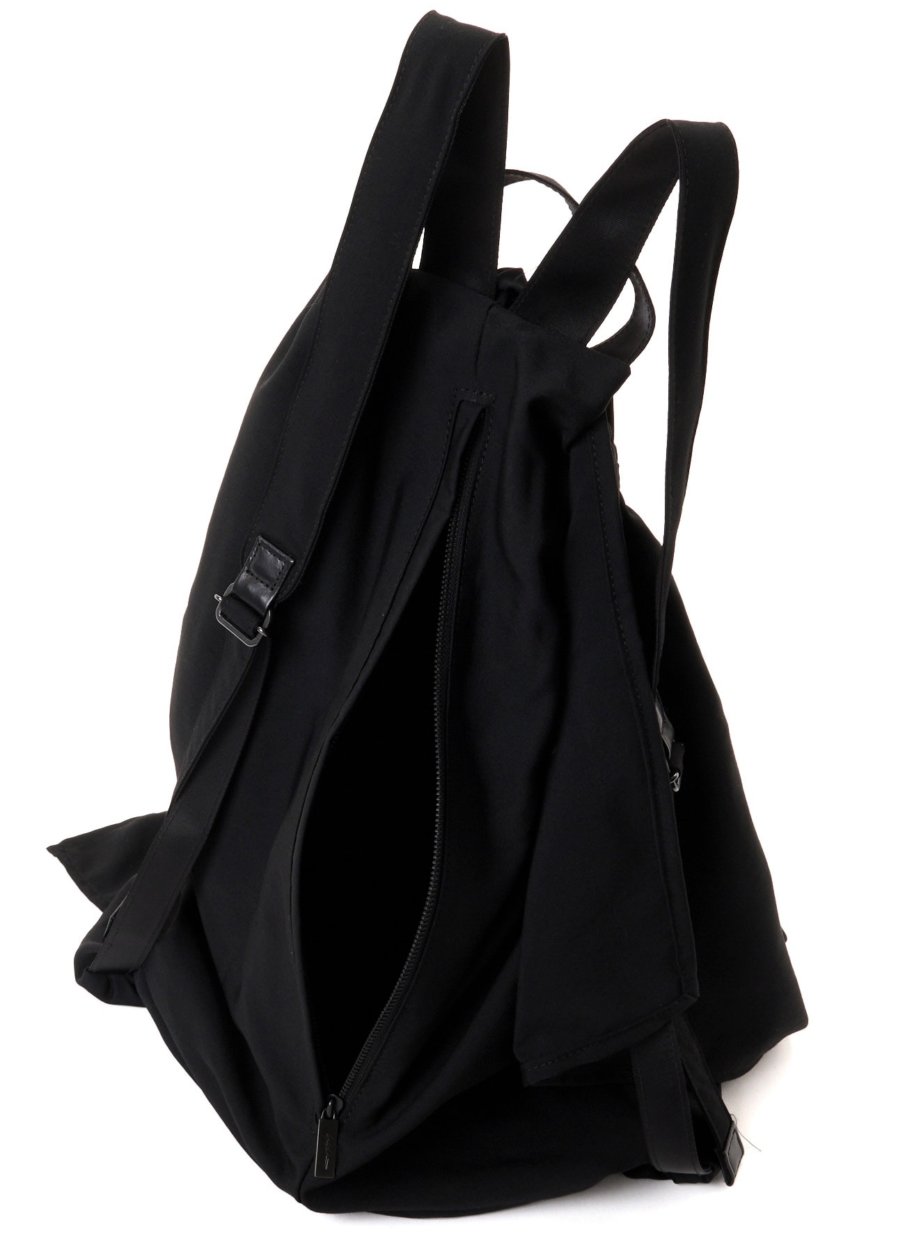WOOL GABARDINE/Ny SHIRRING BACKPACK