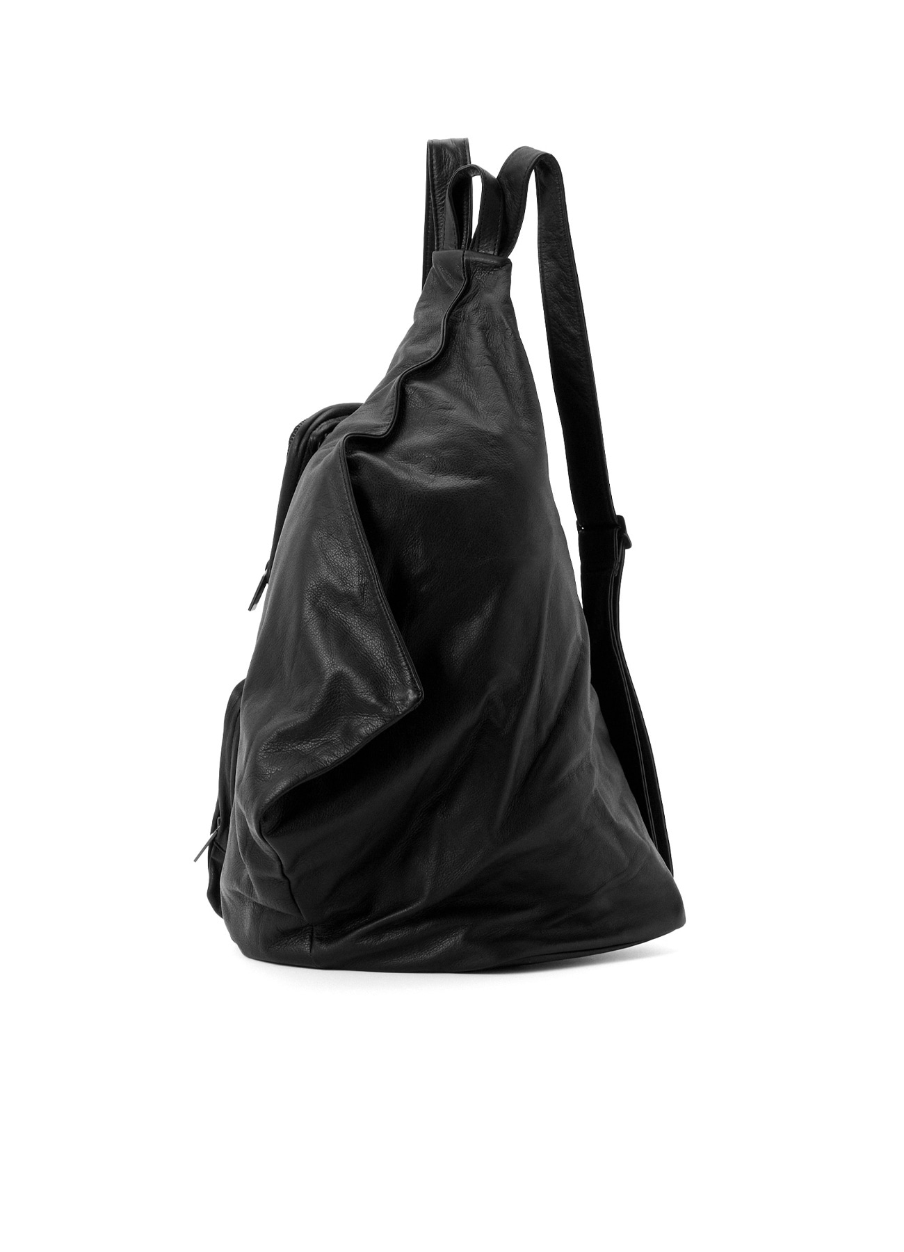 GARMENT LEATHER OUT POCKET BACKPACK